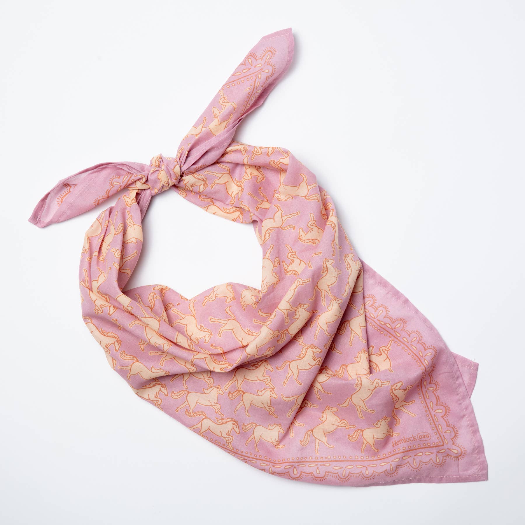 Handker Bandanas - 34" Wild Rag Horses Bandana