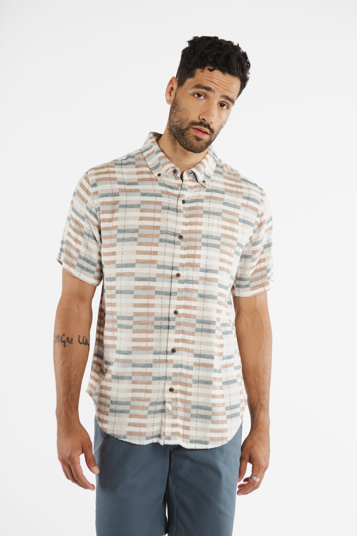 Grant Slim Shirt / Manzanita Stripe