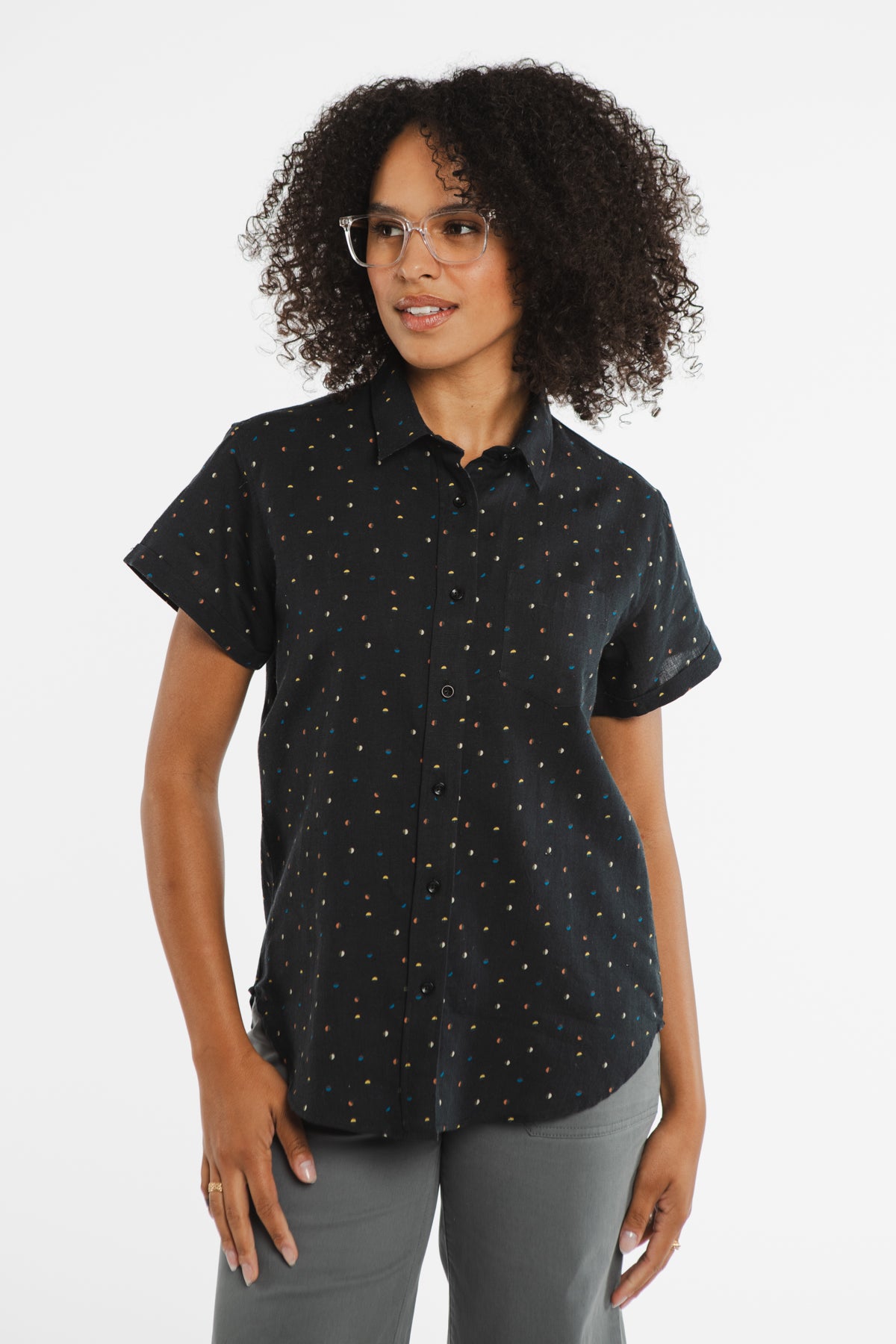 Bea Shirt / Midnight Dots