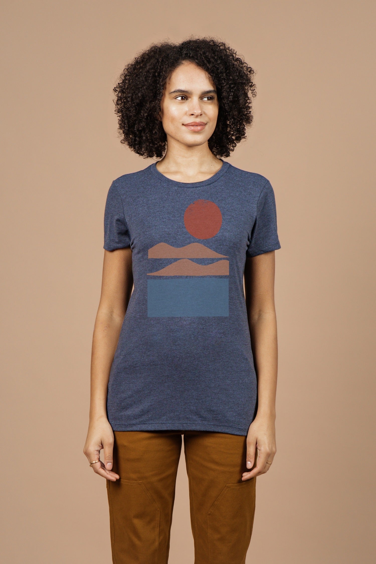 Women's Alpenglow Tee / Navy