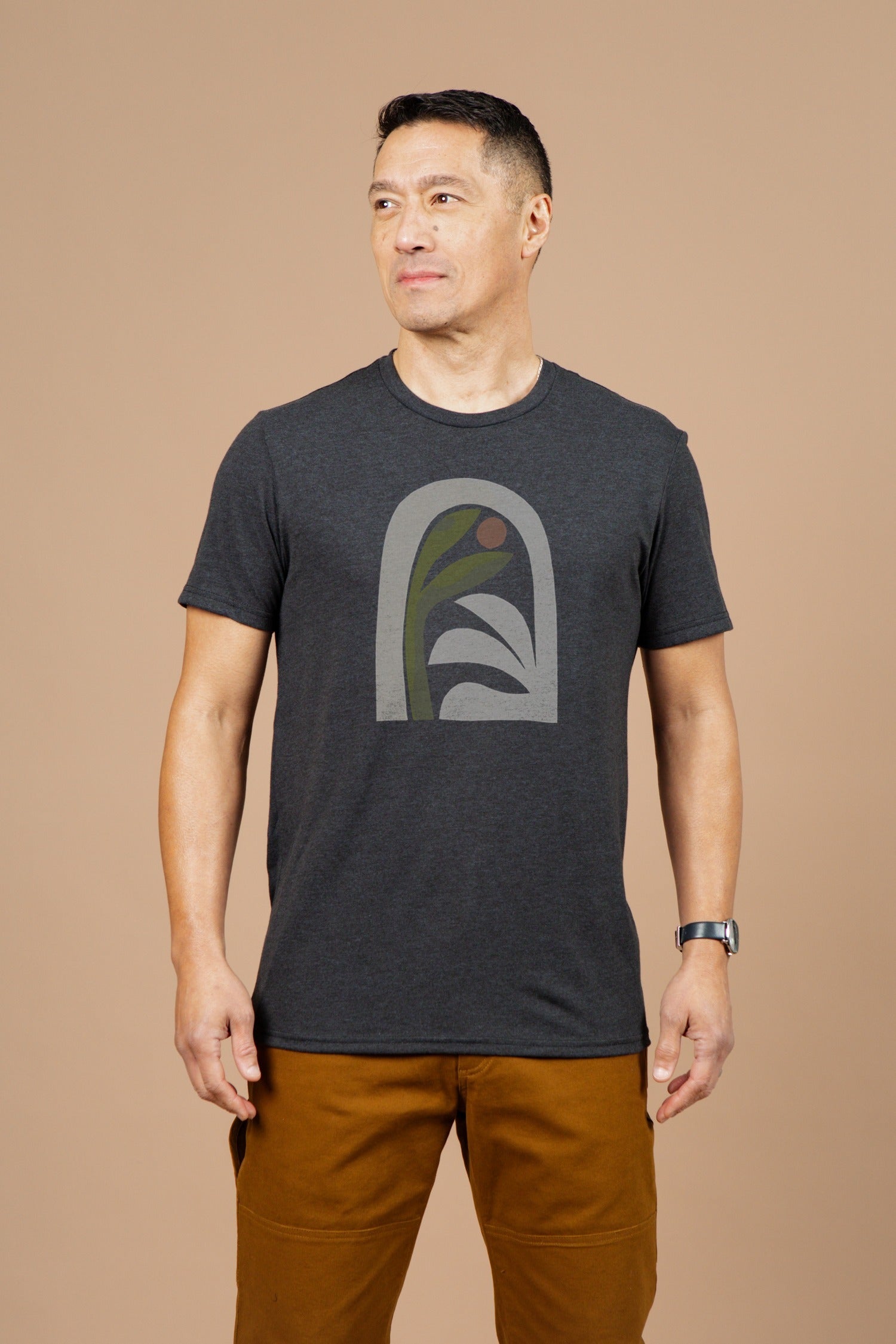 Men's Arch Tee / Charcoal