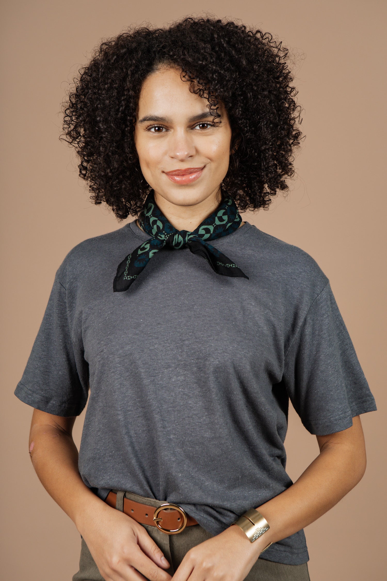 Organic Hemp Boxy Tee / Slate Grey