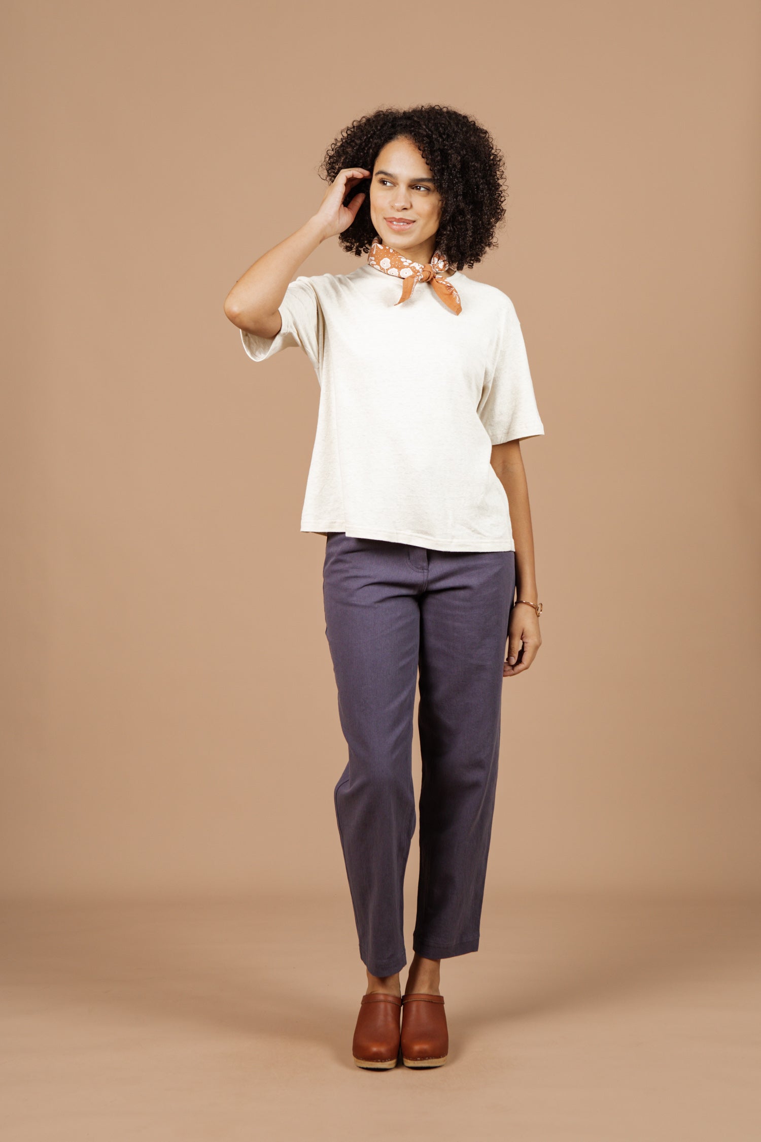 Organic Hemp Boxy Tee / Ivory