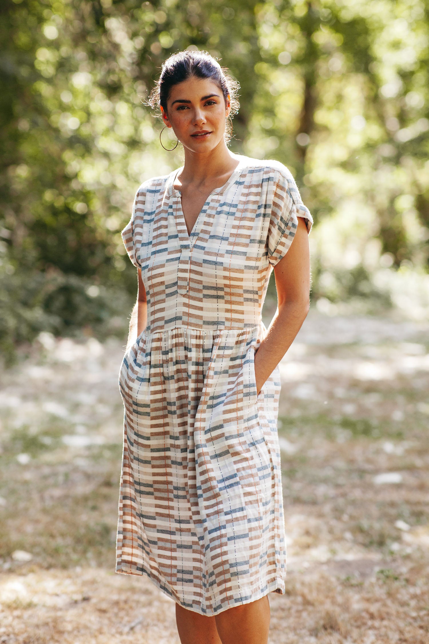 Ira Dress / Manzanita Stripe