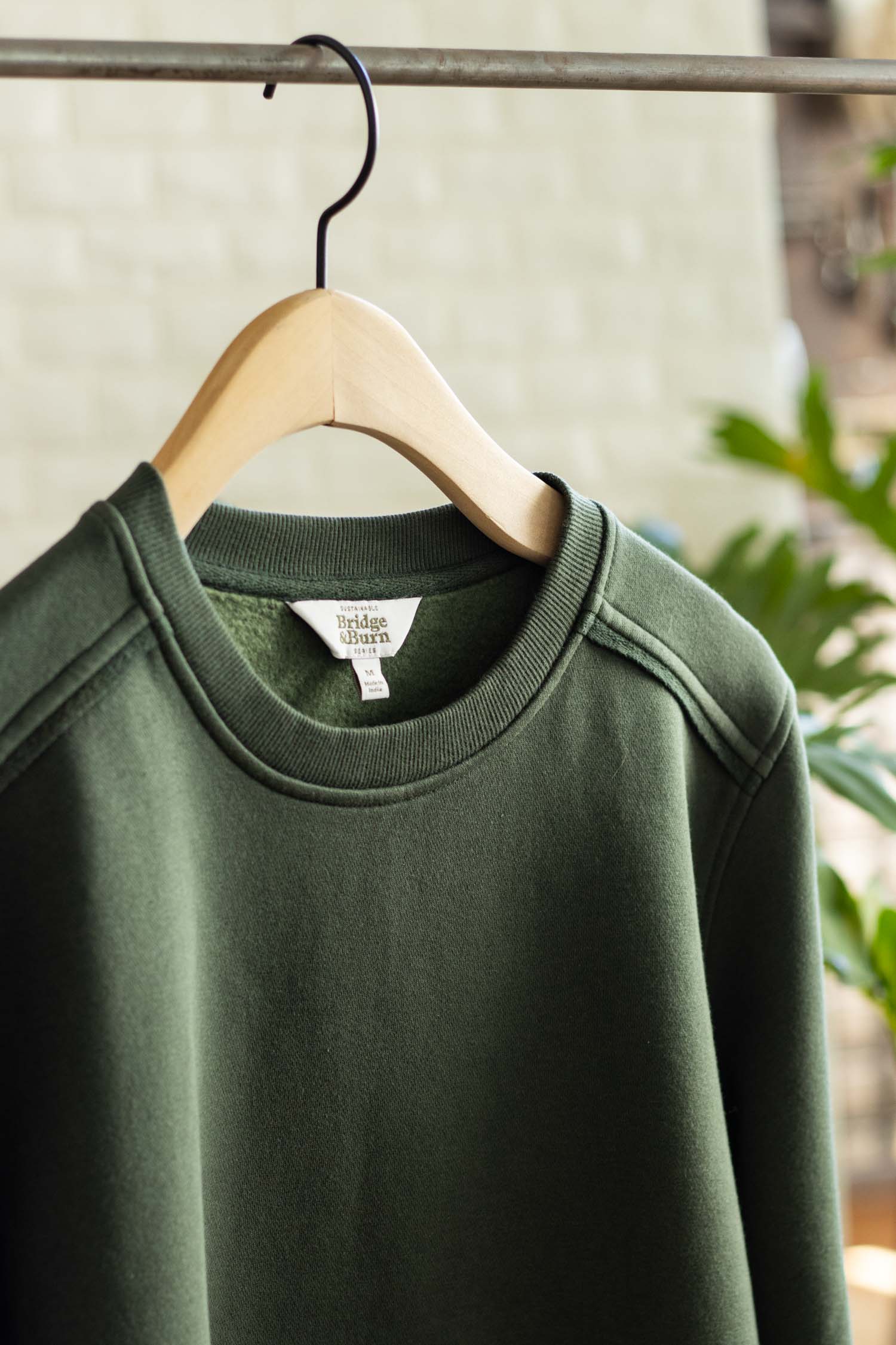 Bailey Crew Sweatshirt / Forest Night