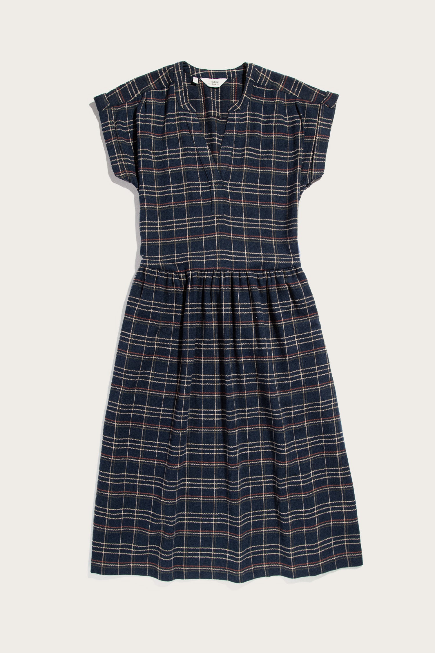 Bridge & Burn Ira Dress - Dusk Herringbone Plaid / M Bridge & Burn Ira Dress - Dusk Herringbone Plaid / M