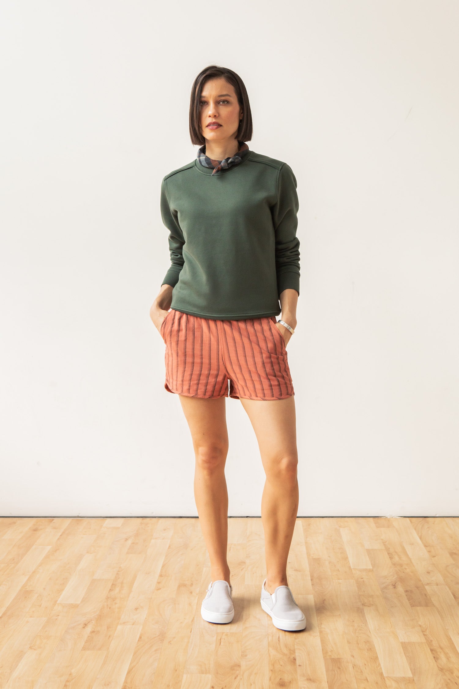 Bailey Crew Sweatshirt / Forest Night