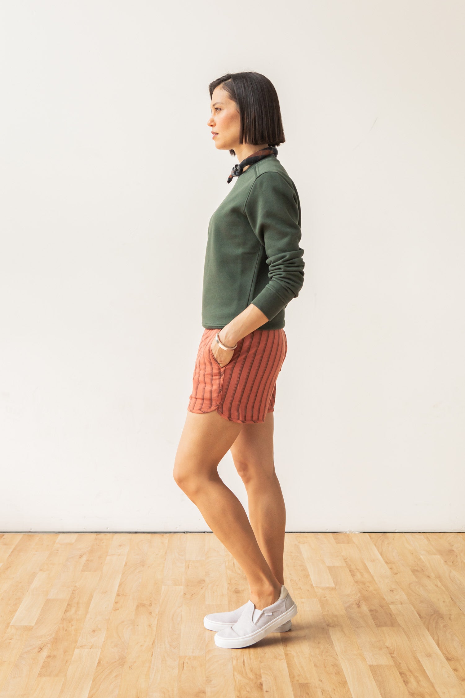 Bailey Crew Sweatshirt / Forest Night