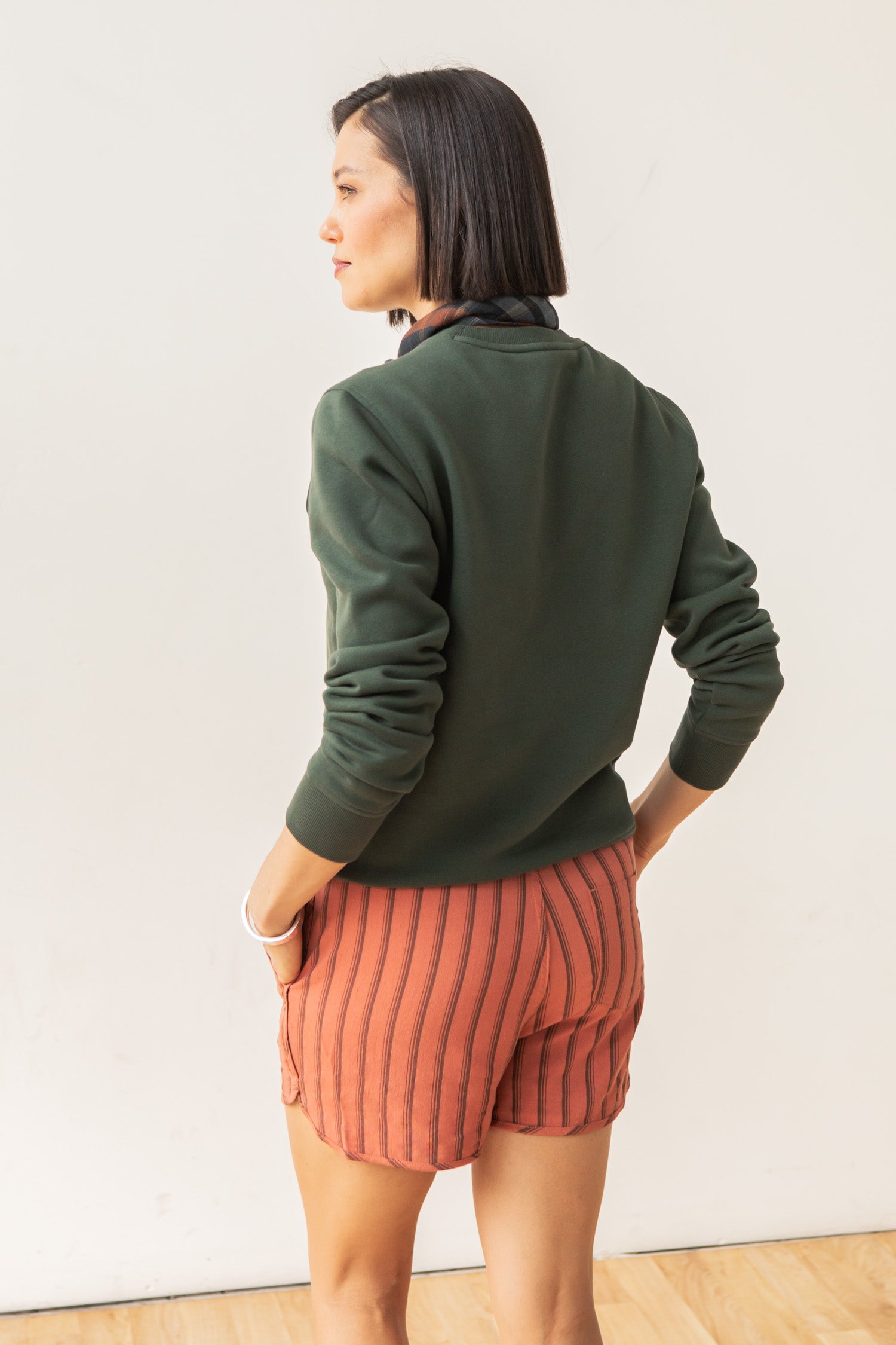 Bailey Crew Sweatshirt / Forest Night