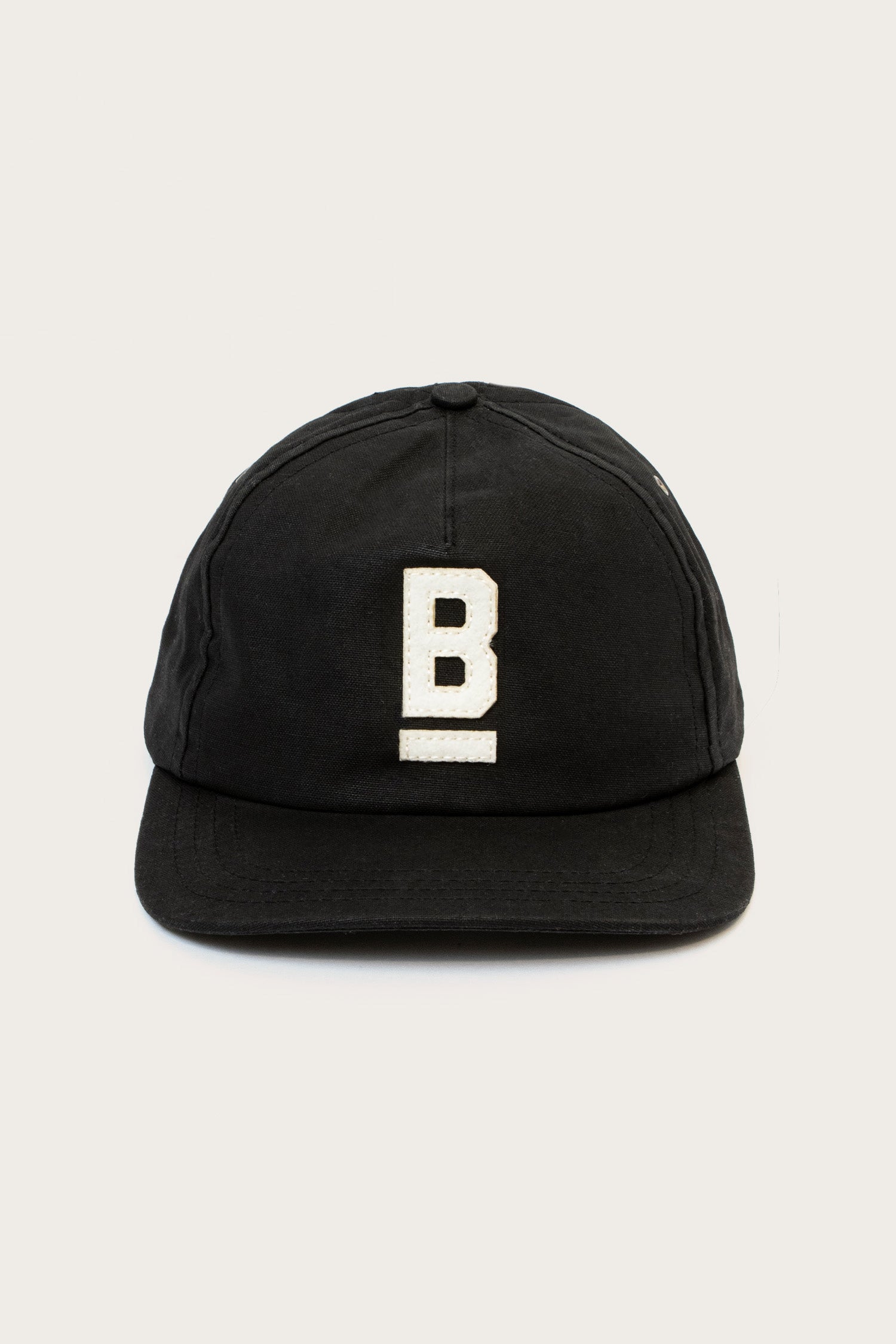 B Flat Waxed Cap / Black
