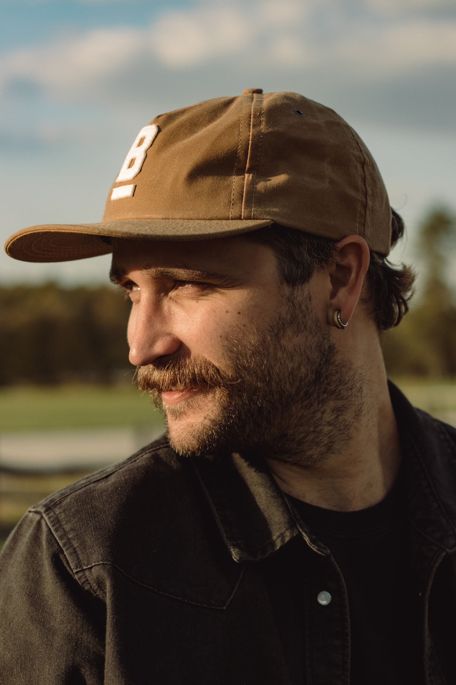 B Flat Waxed Cap / Brown