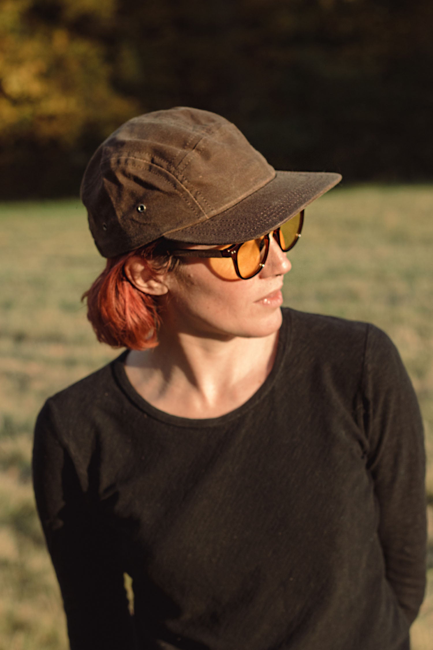 Camper Waxed 5 Panel Cap / Umber