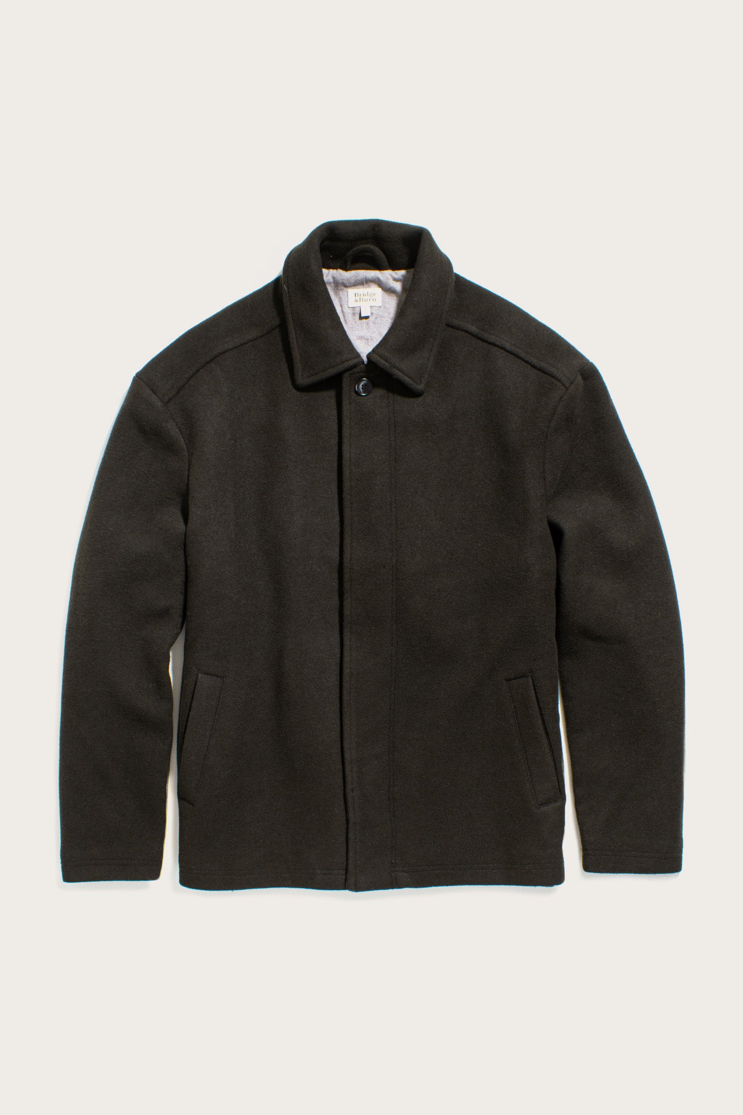 Clive Car Coat / Deep Sage