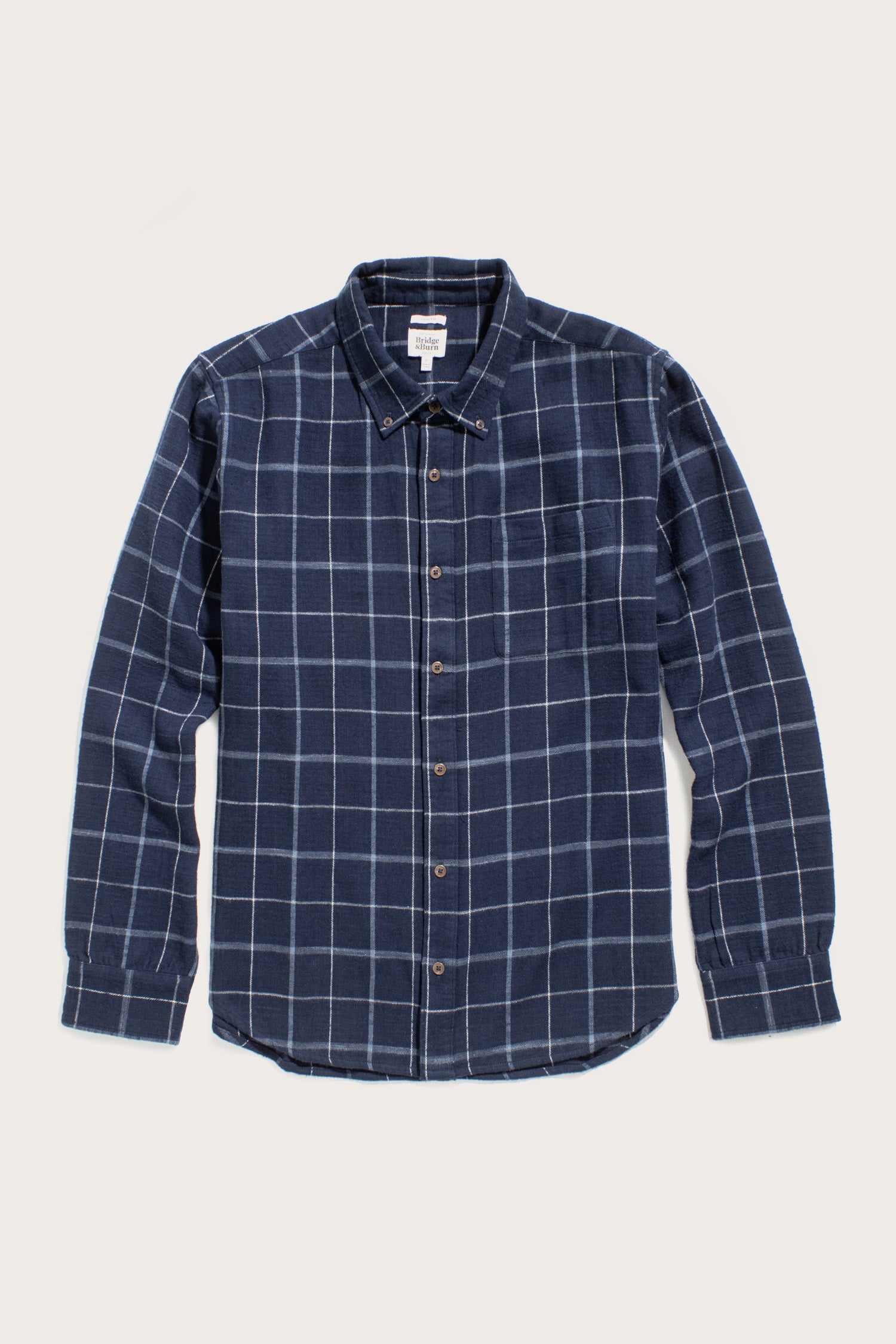 Sutton Slim Shirt / Moonrise Windowpane