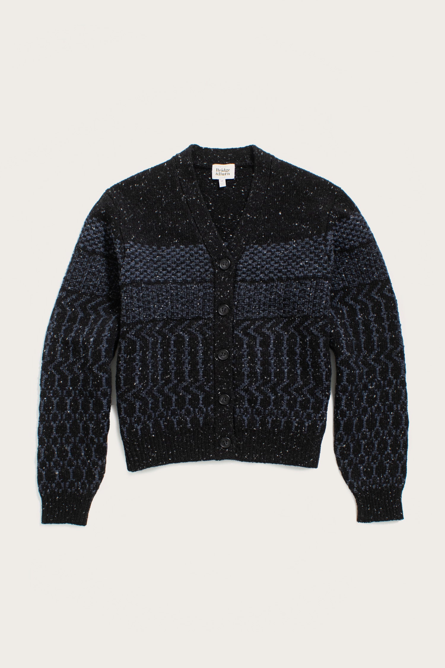 Juneau Cardigan / Midnight Tweed
