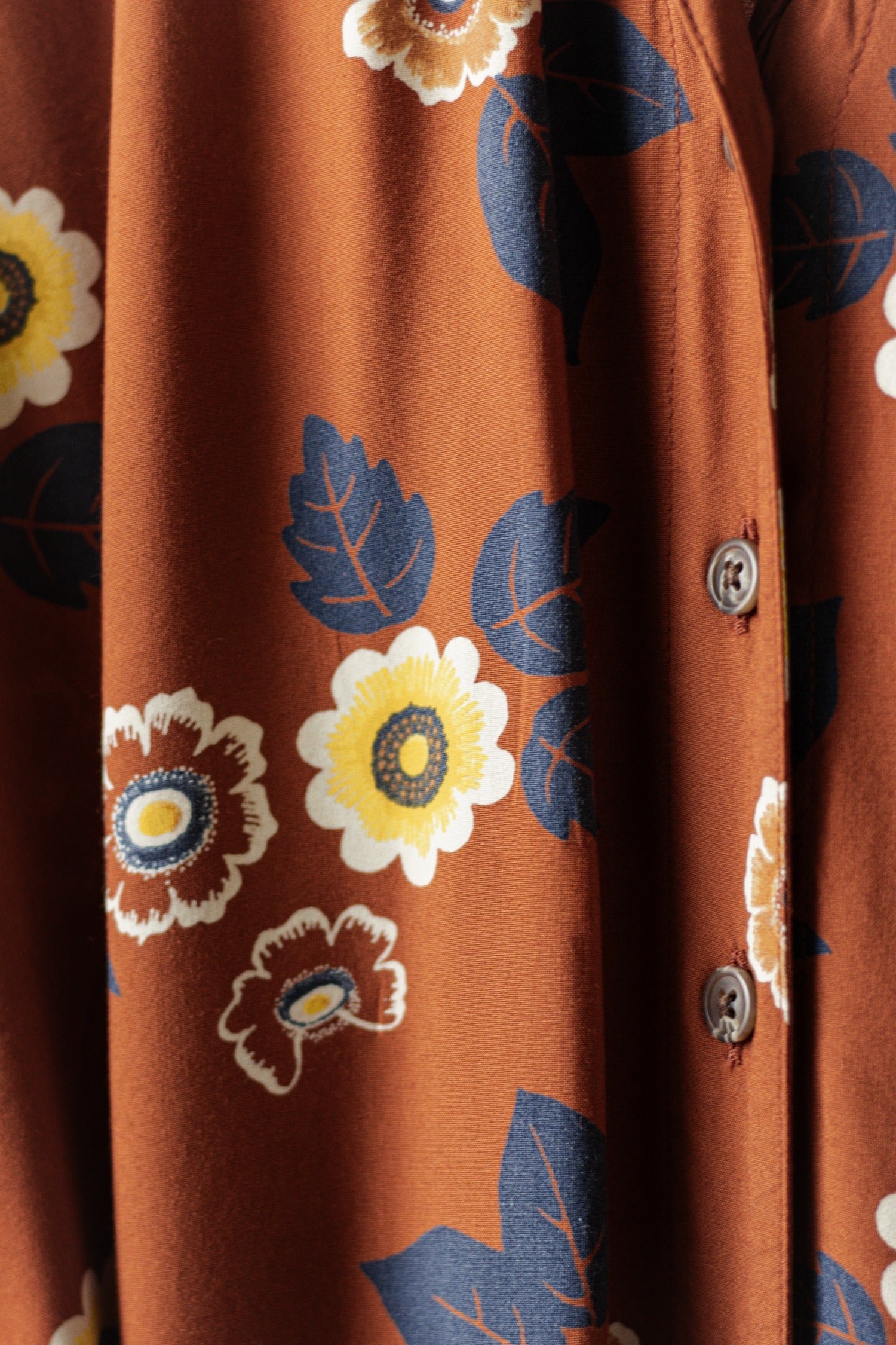 Sofia Shirt Dress / Rose Floral