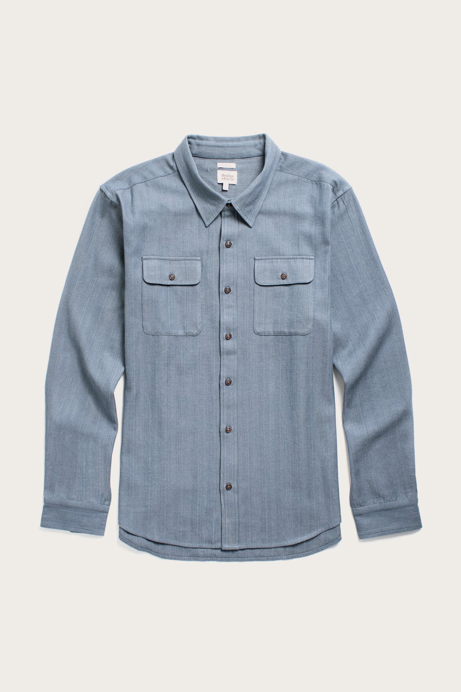 Bedford Shirt / Denim Herringbone