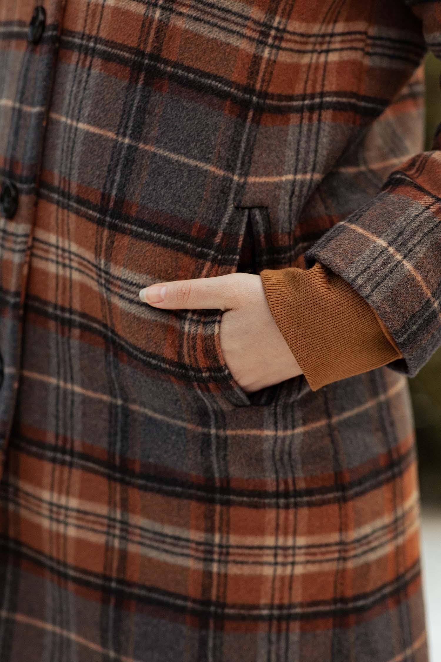 Alberta Car Coat / Dorset Brushed Plaid