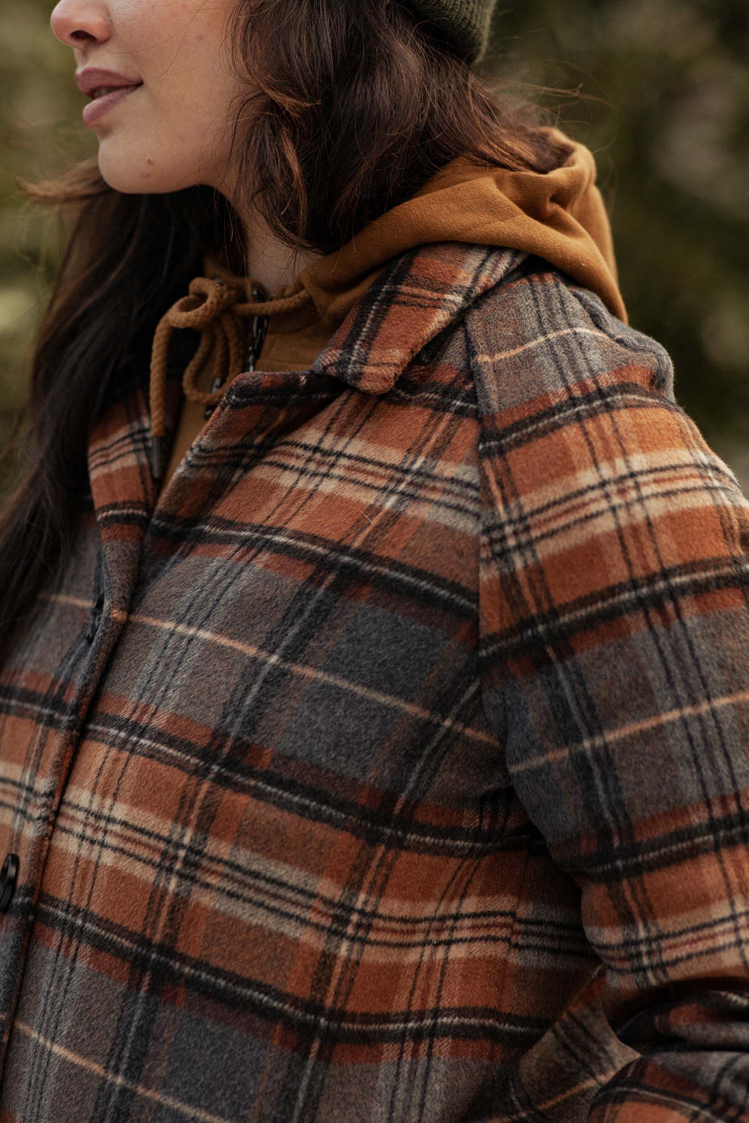 Alberta Car Coat / Dorset Brushed Plaid