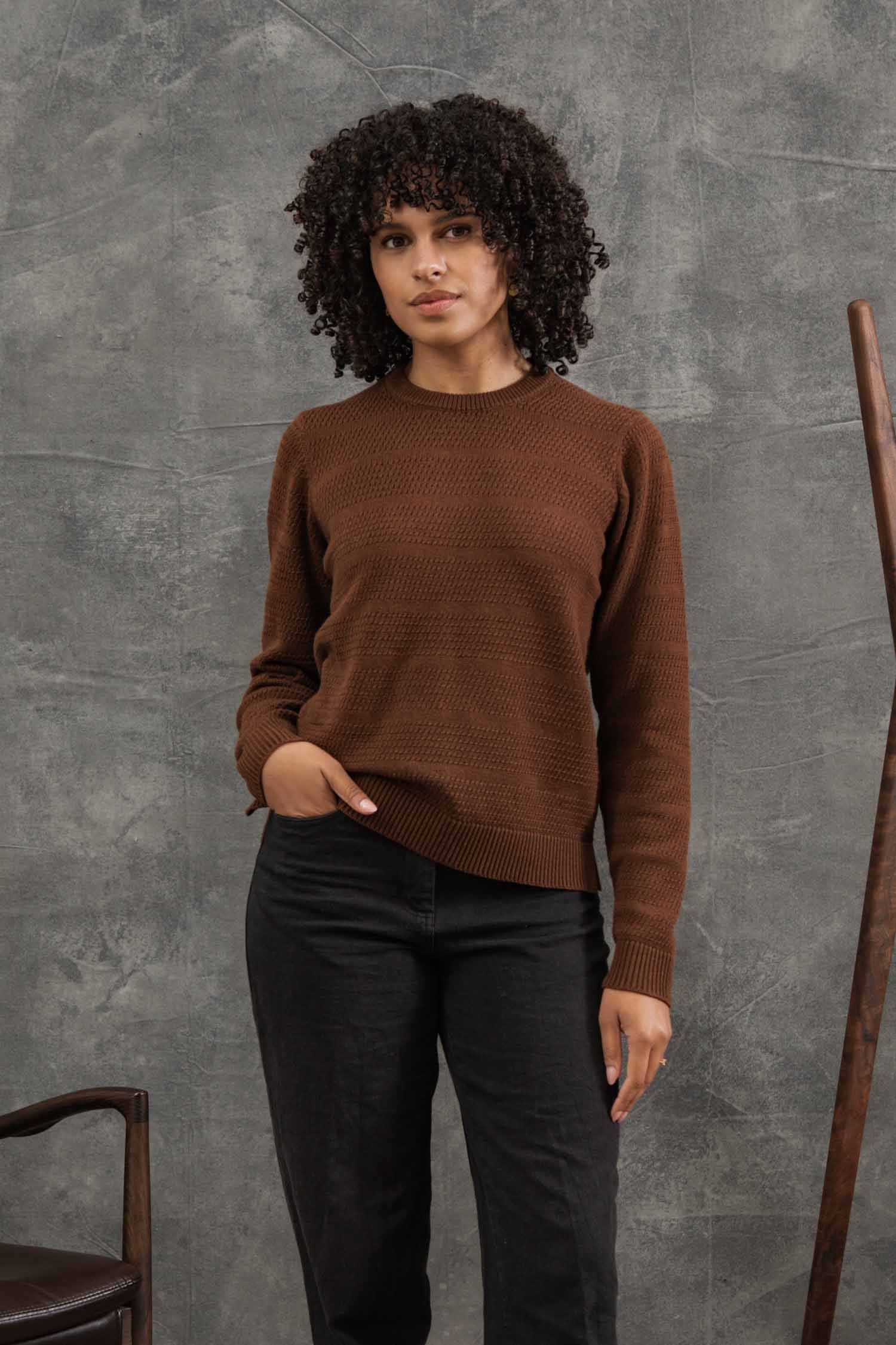 Ansel Sweater / Walnut