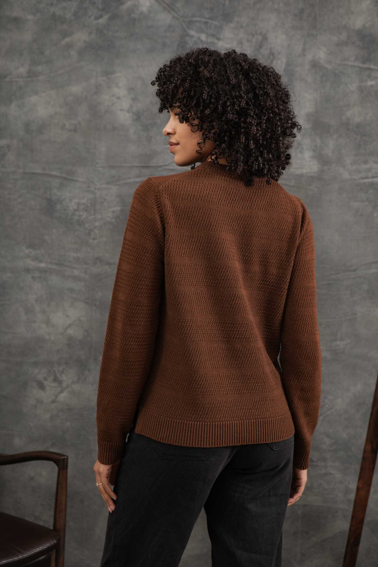 Ansel Sweater / Walnut