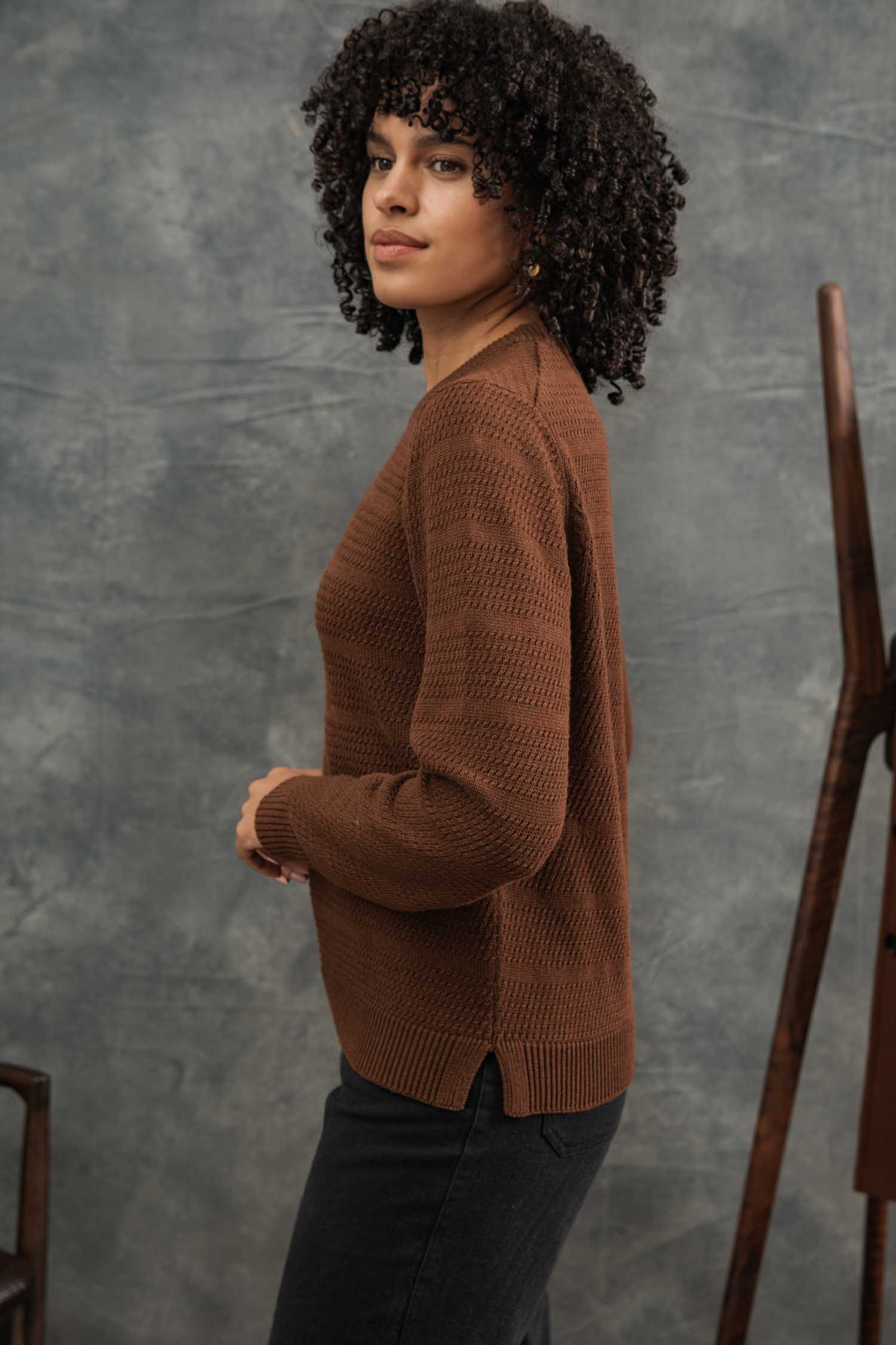 Ansel Sweater / Walnut