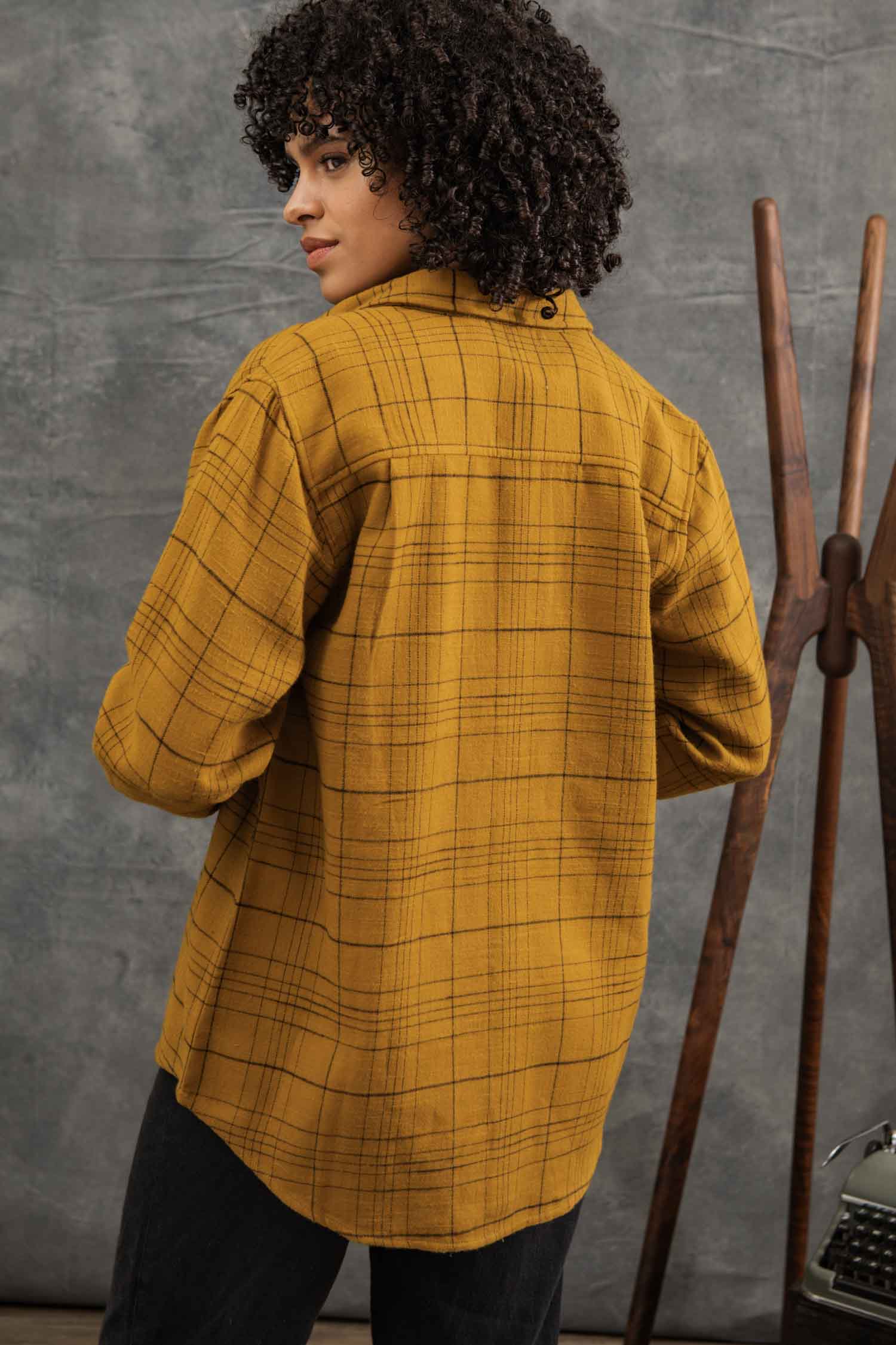Lenon Shirt / Golden Horizon Plaid