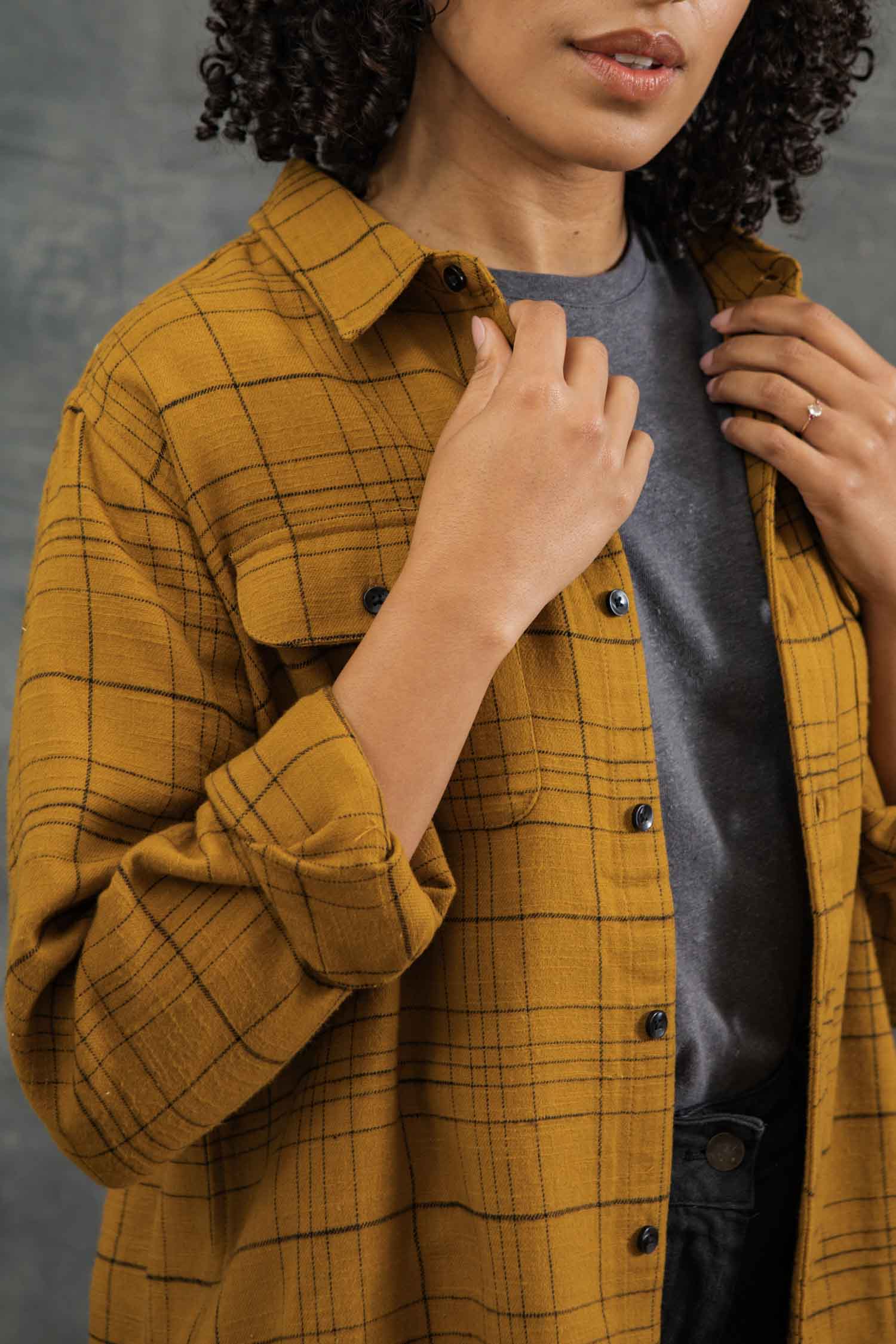 Lenon Shirt / Golden Horizon Plaid