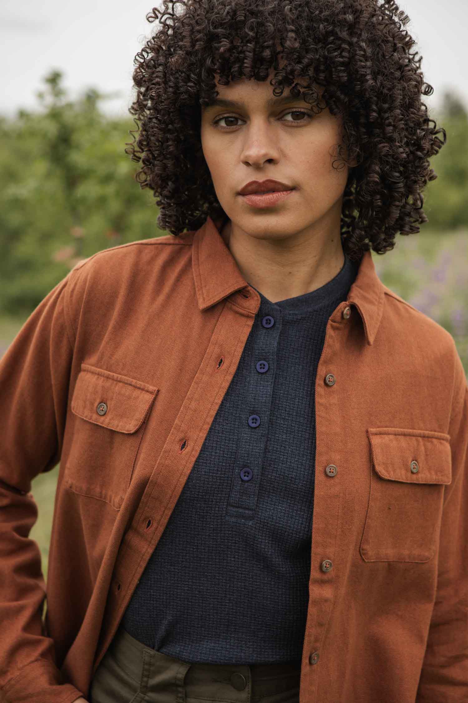 Lenon Shirt / Terracotta Melange