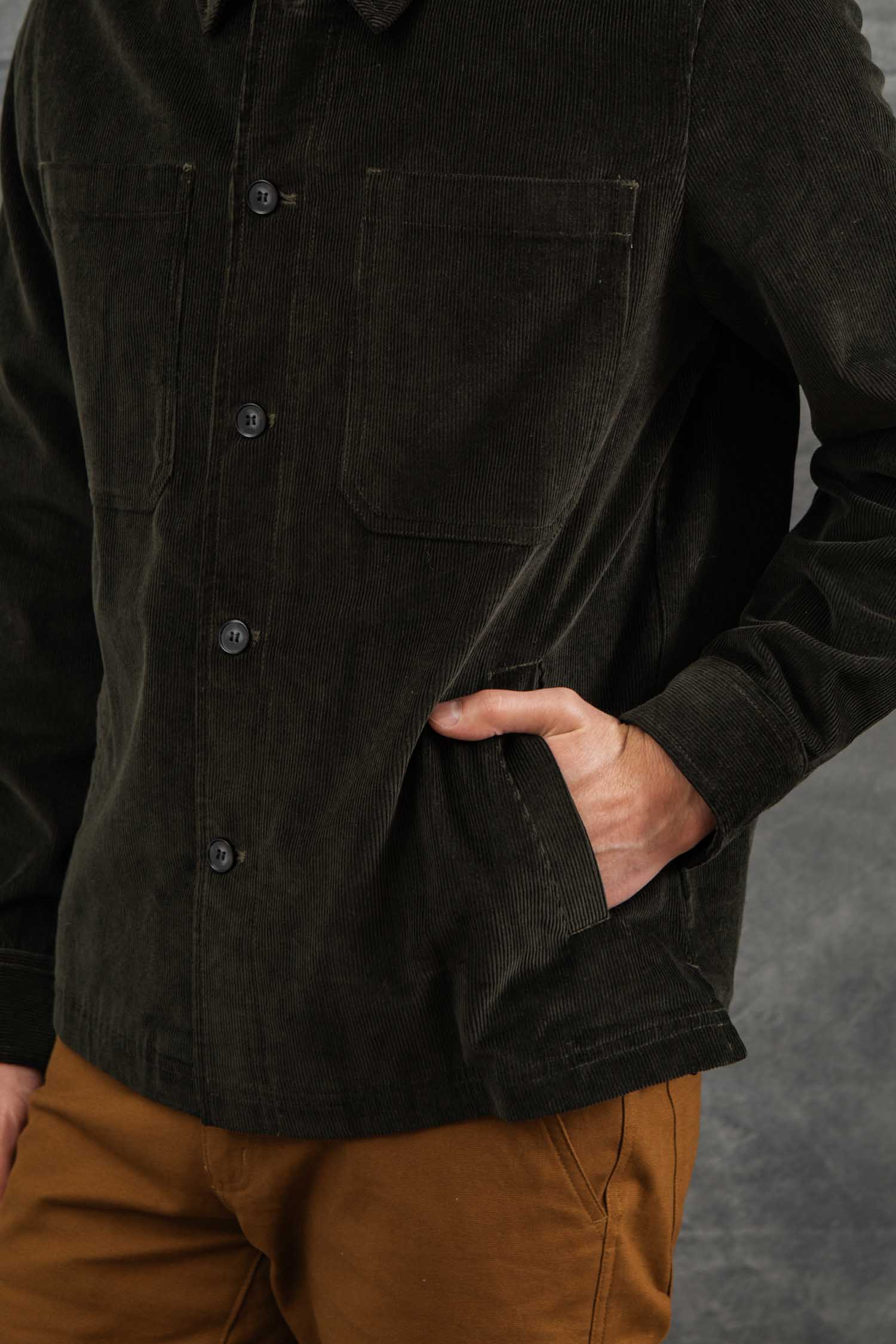 Banks Shirt Jacket / Deep Pine Corduroy