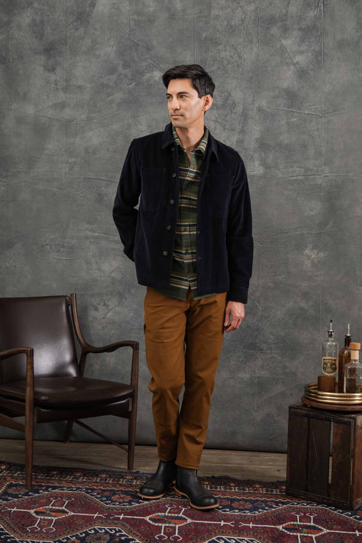 Banks Shirt Jacket / Midnight Blue Corduroy