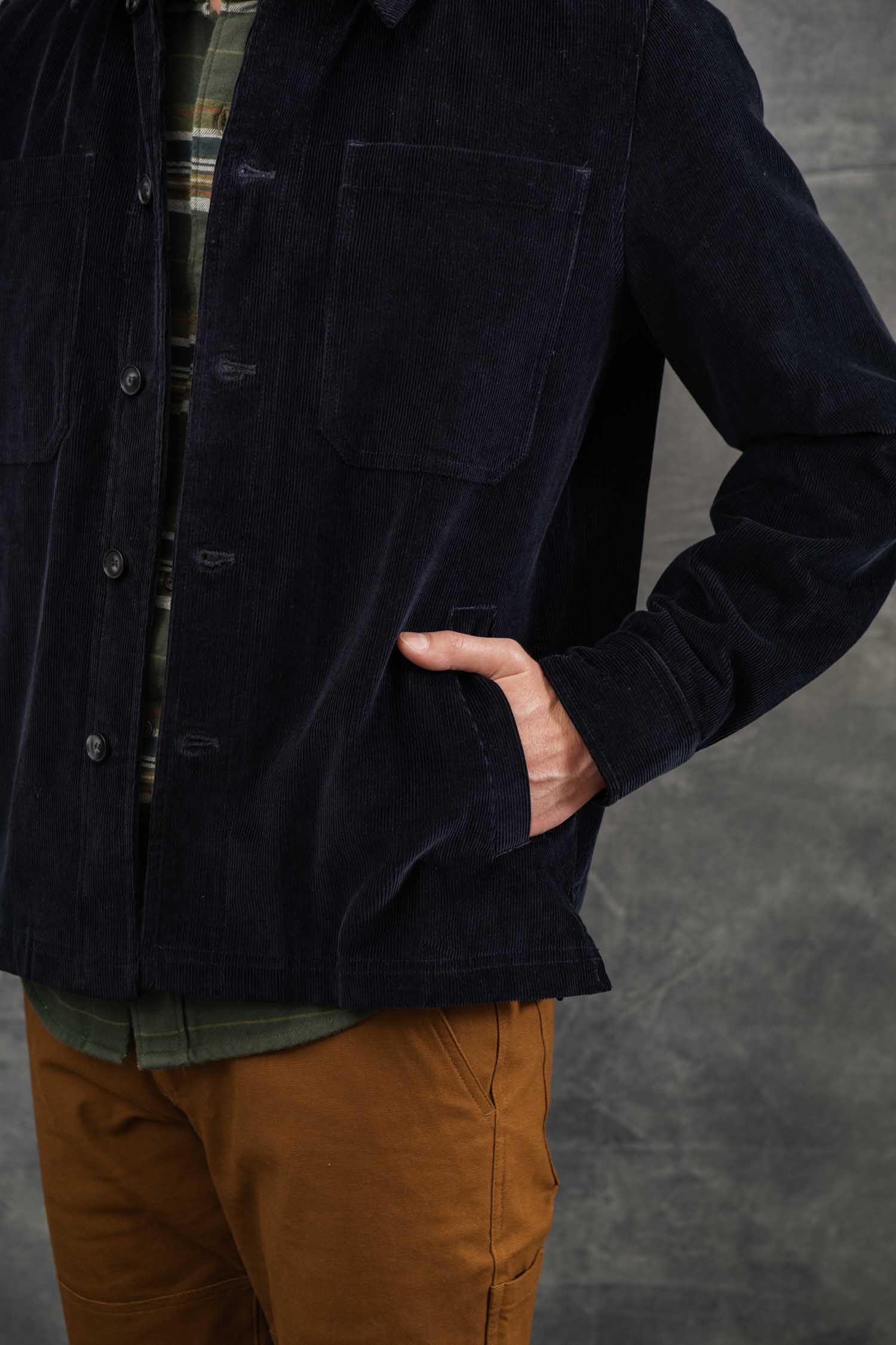 Banks Shirt Jacket / Midnight Blue Corduroy