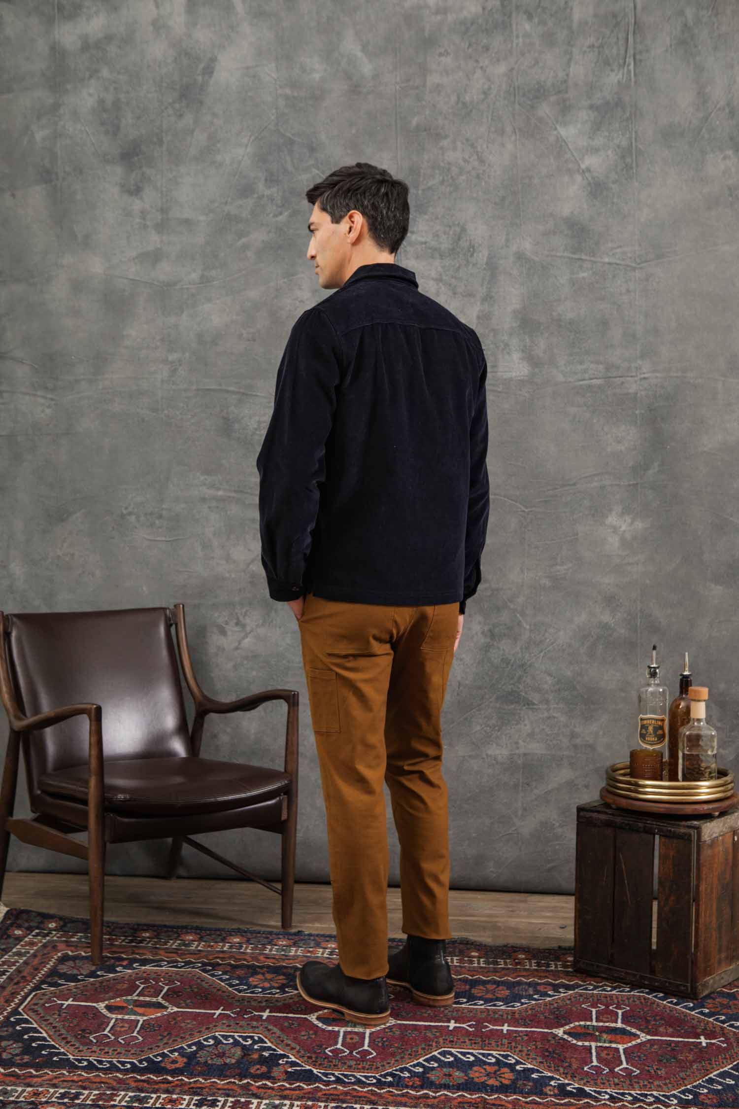 Banks Shirt Jacket / Midnight Blue Corduroy