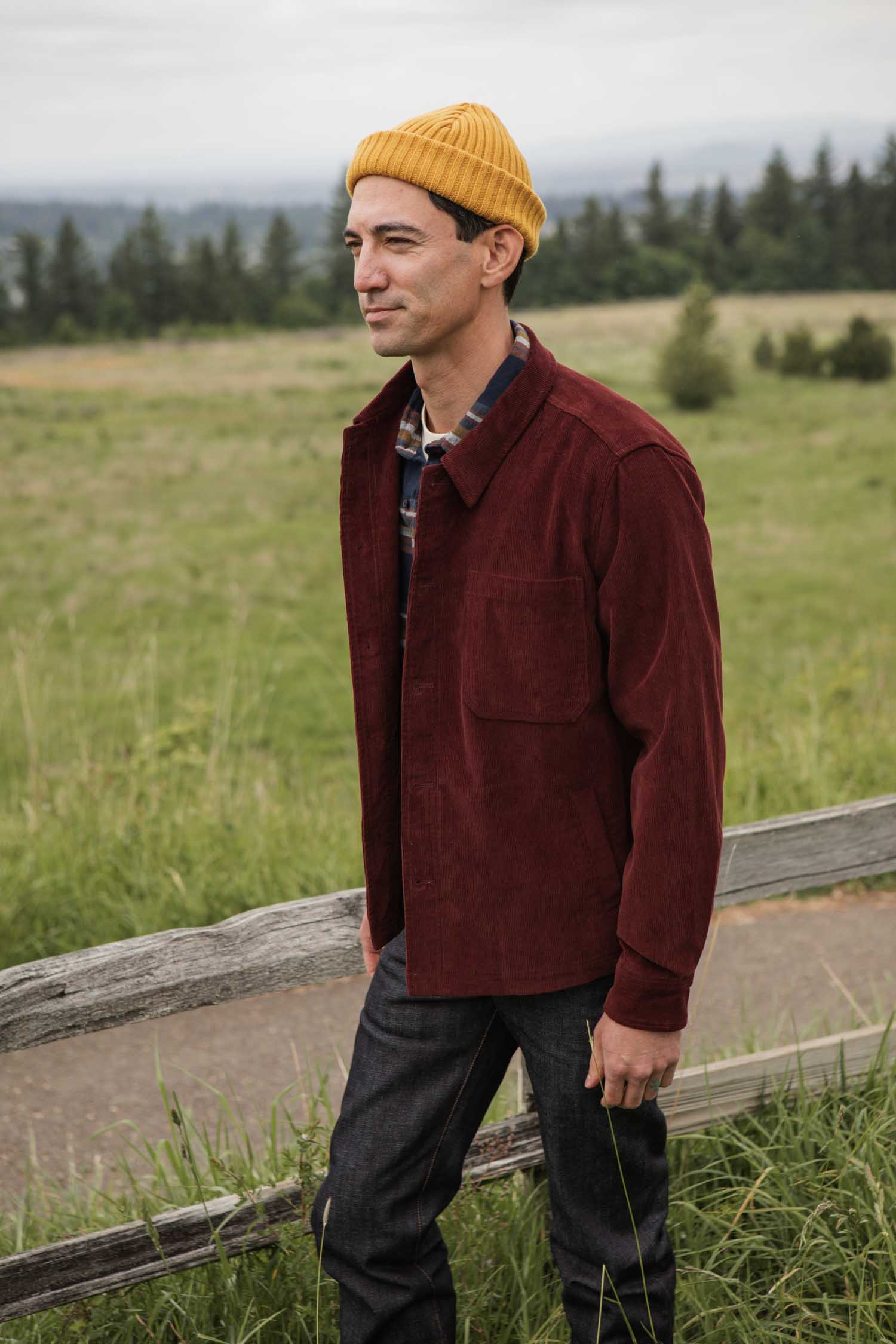 Banks Shirt Jacket / Redwood Corduroy