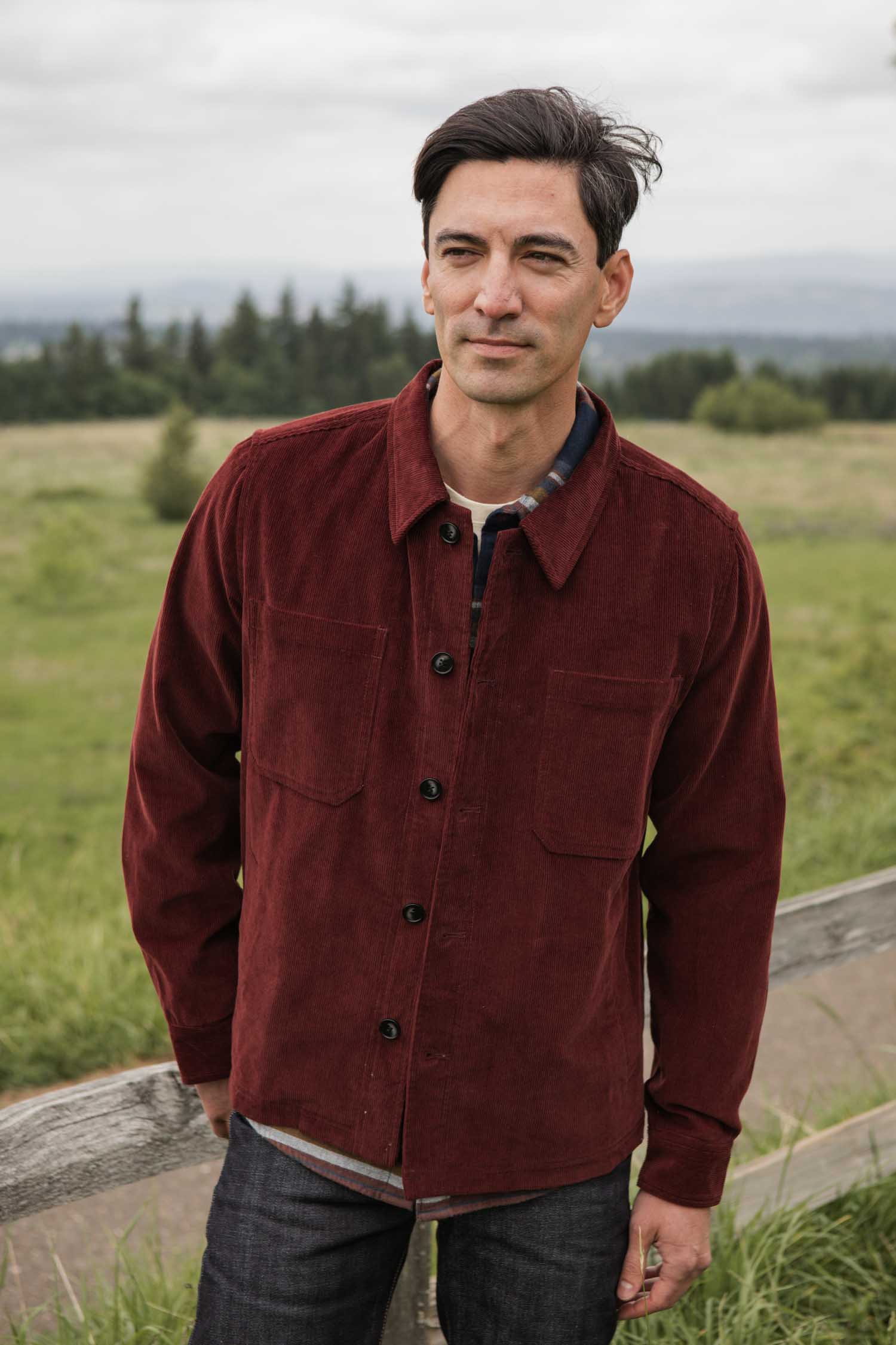 Banks Shirt Jacket / Redwood Corduroy