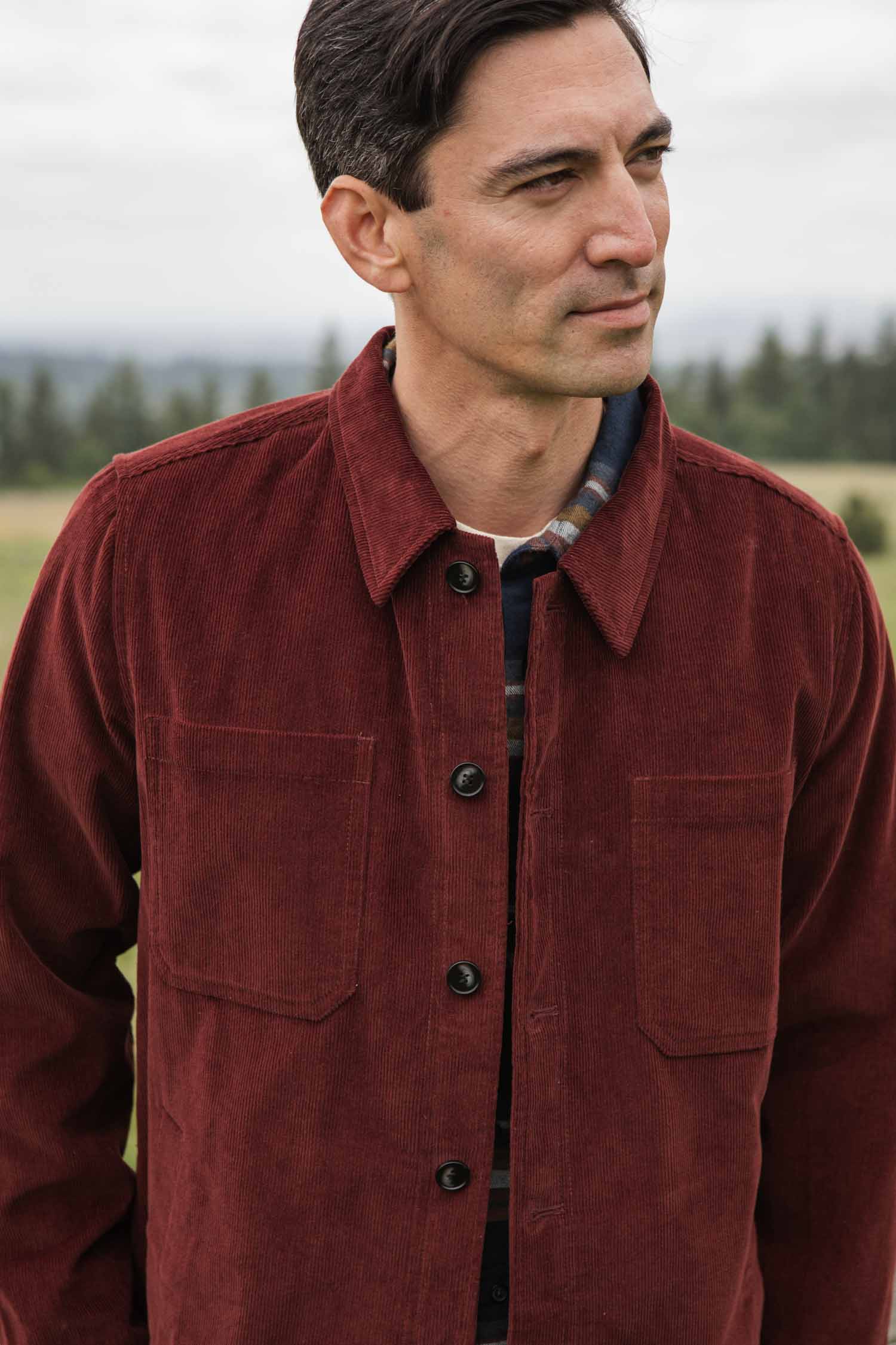Banks Shirt Jacket / Redwood Corduroy
