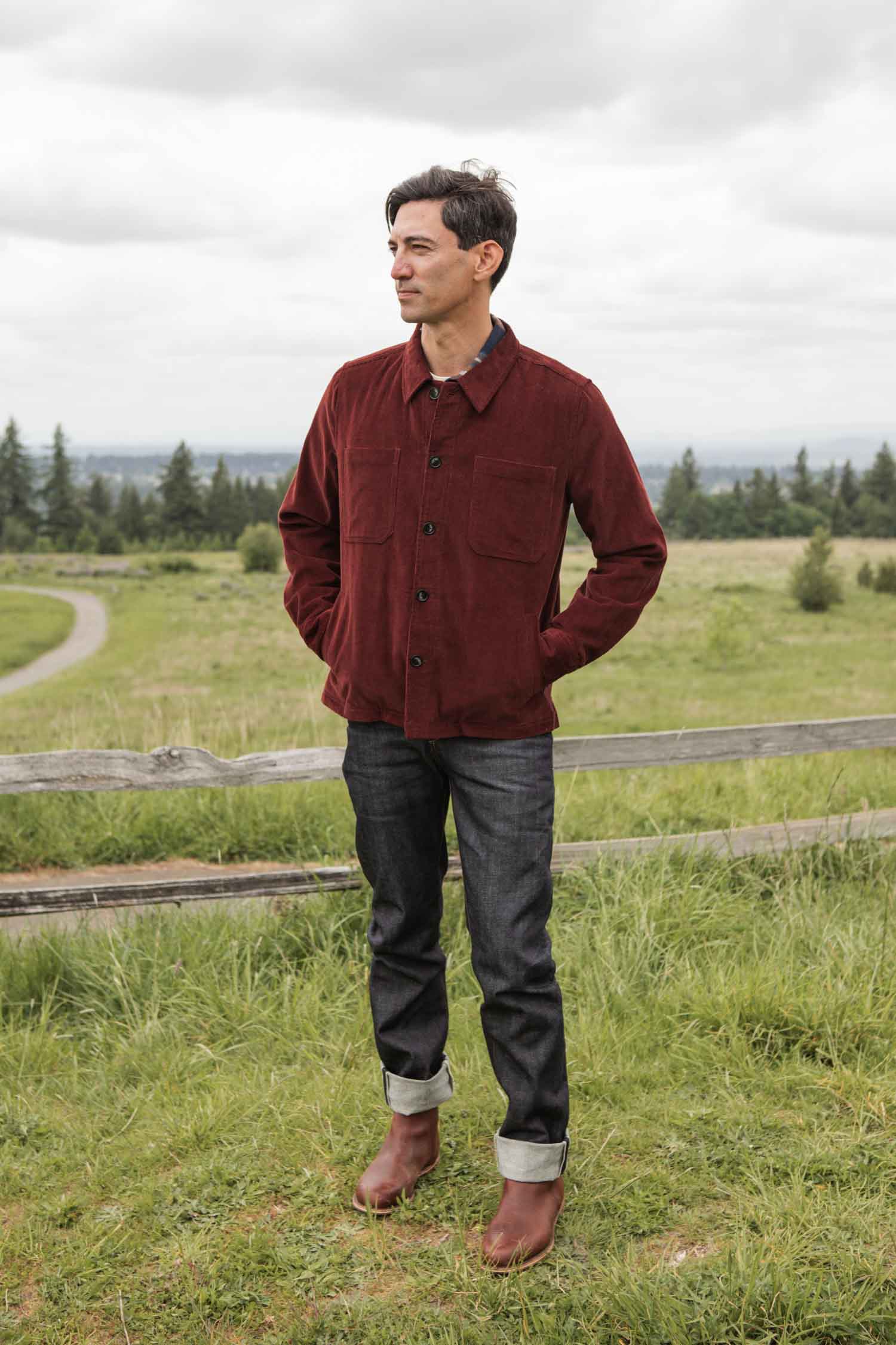 Banks Shirt Jacket / Redwood Corduroy