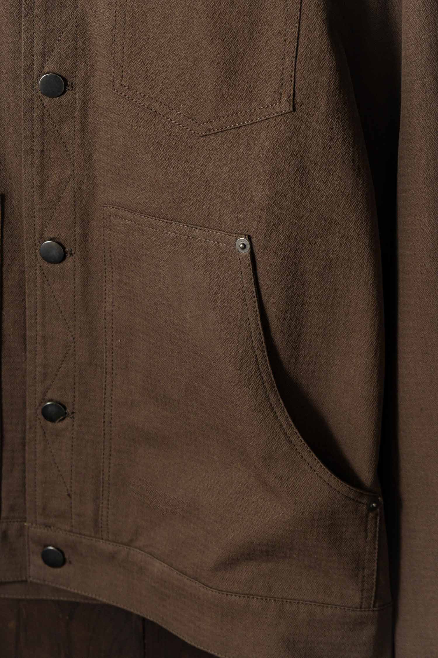 Burl Trucker Jacket / Walnut