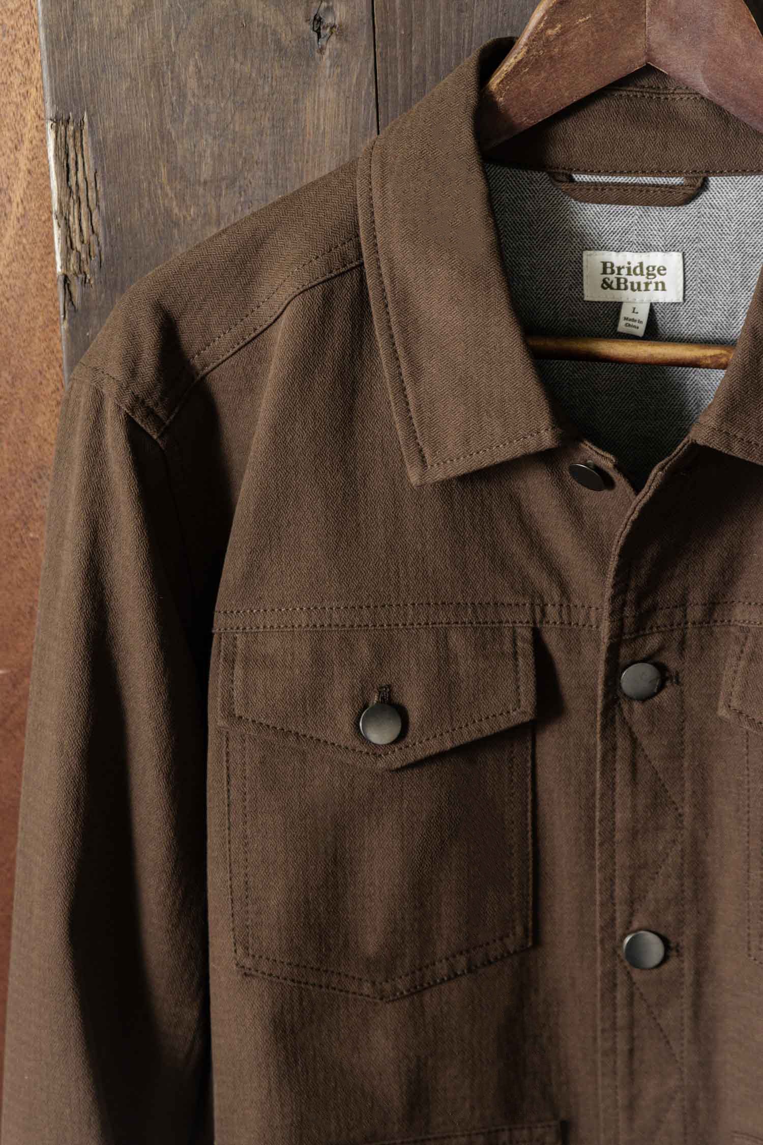 Burl Trucker Jacket / Walnut
