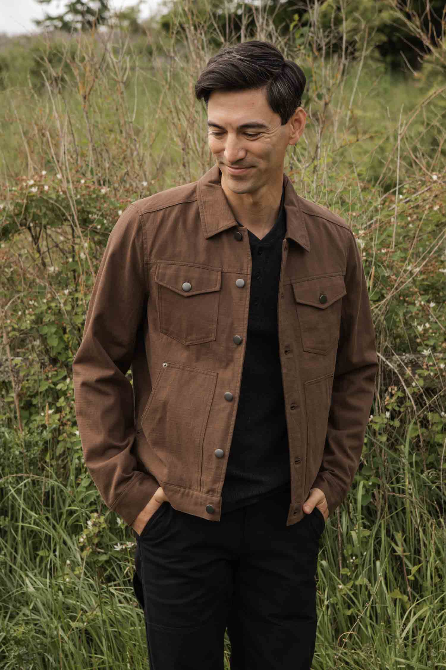 Burl Trucker Jacket / Walnut
