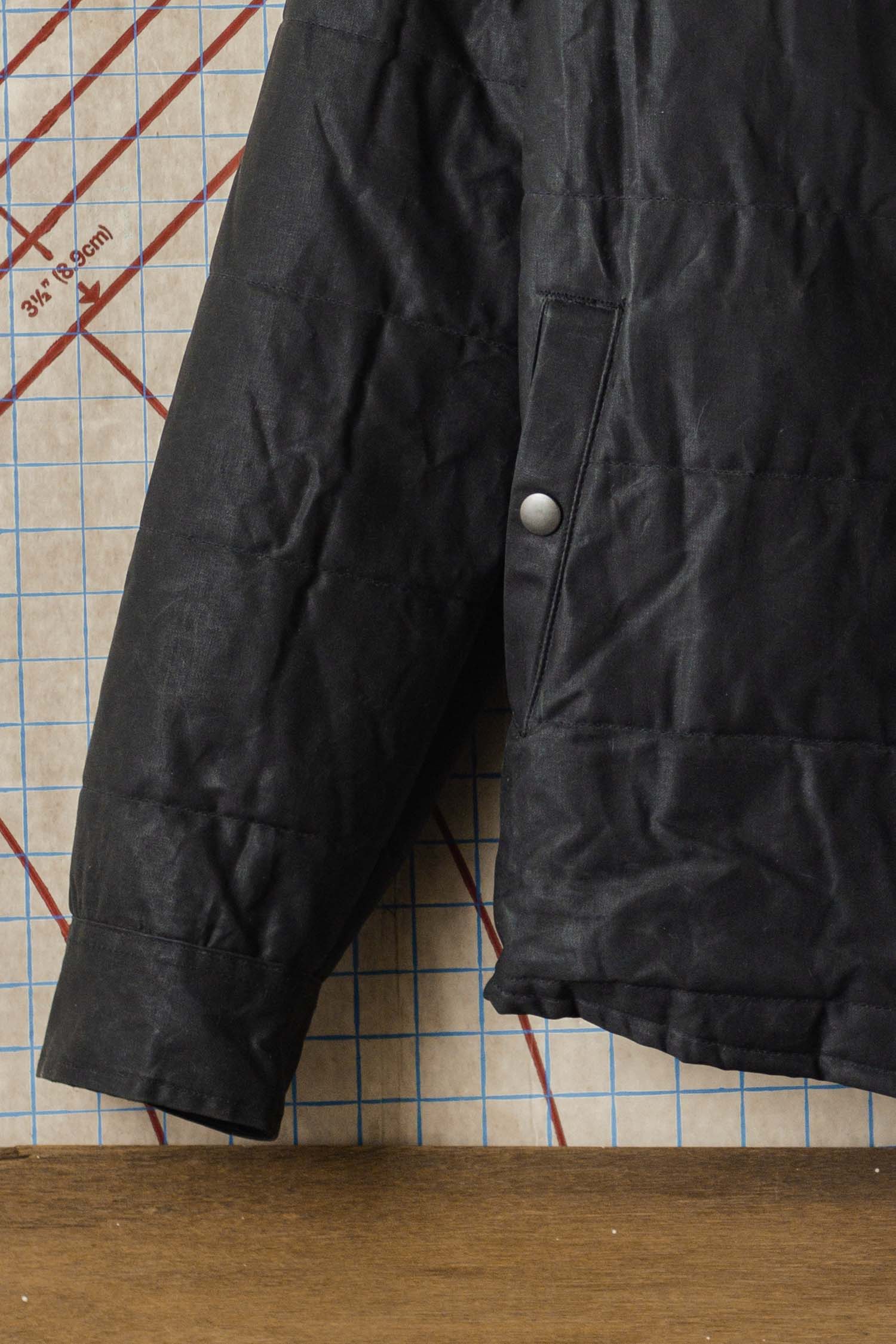 Holman Quilted Jacket / Black Waxed Canvas