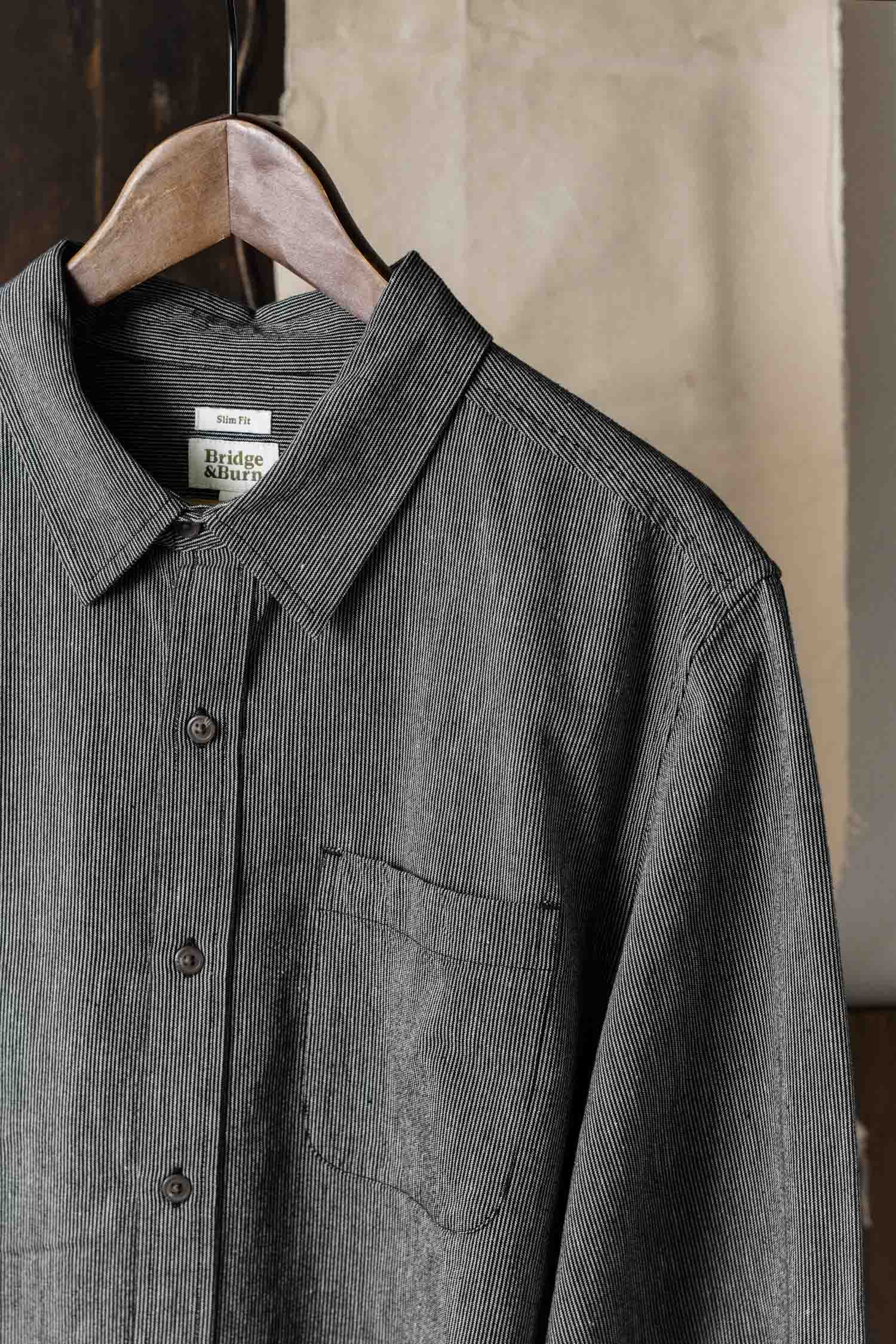 Jude Shirt / Onyx Stripe