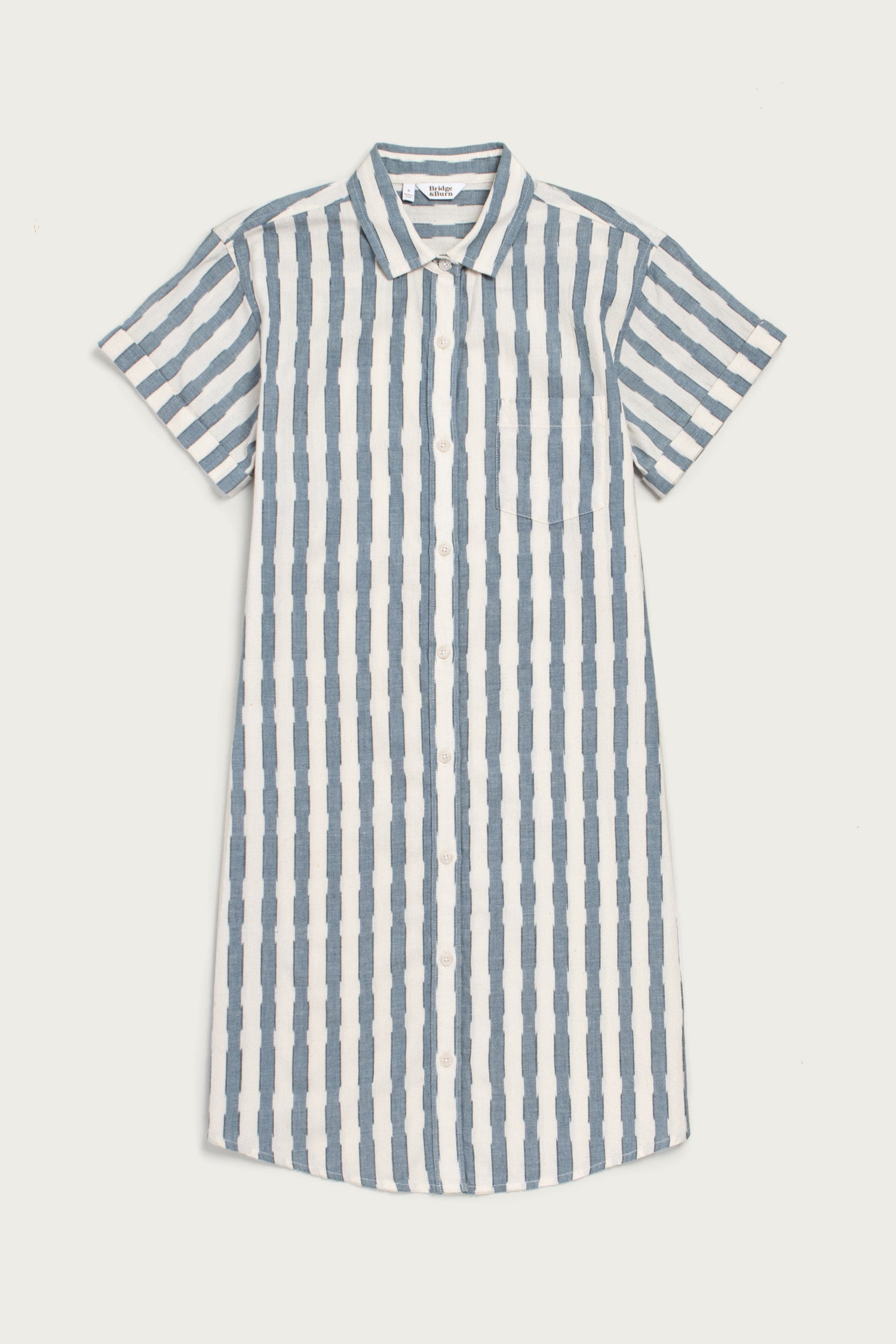 Loren Shirt Dress / Beach Stripe Bridge & Burn Loren Shirt Dress / Beach Stripe Bridge & Burn