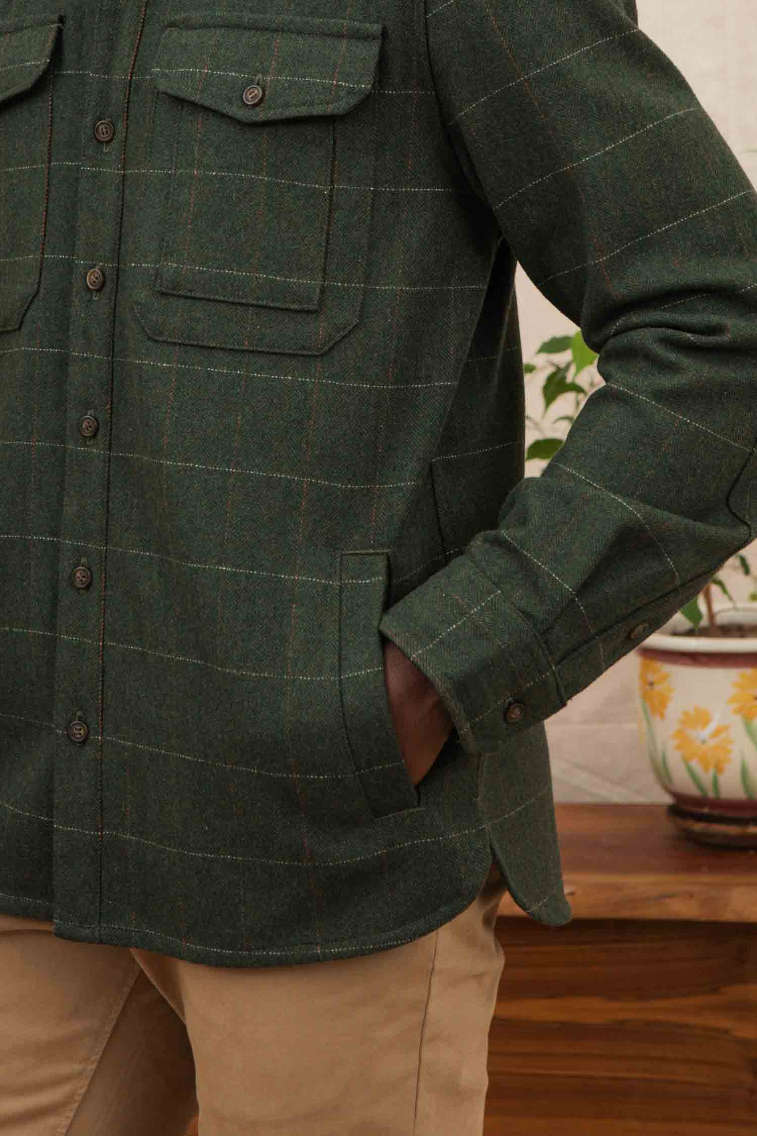 Fielding Shirt Jacket / Cypress Windowpane