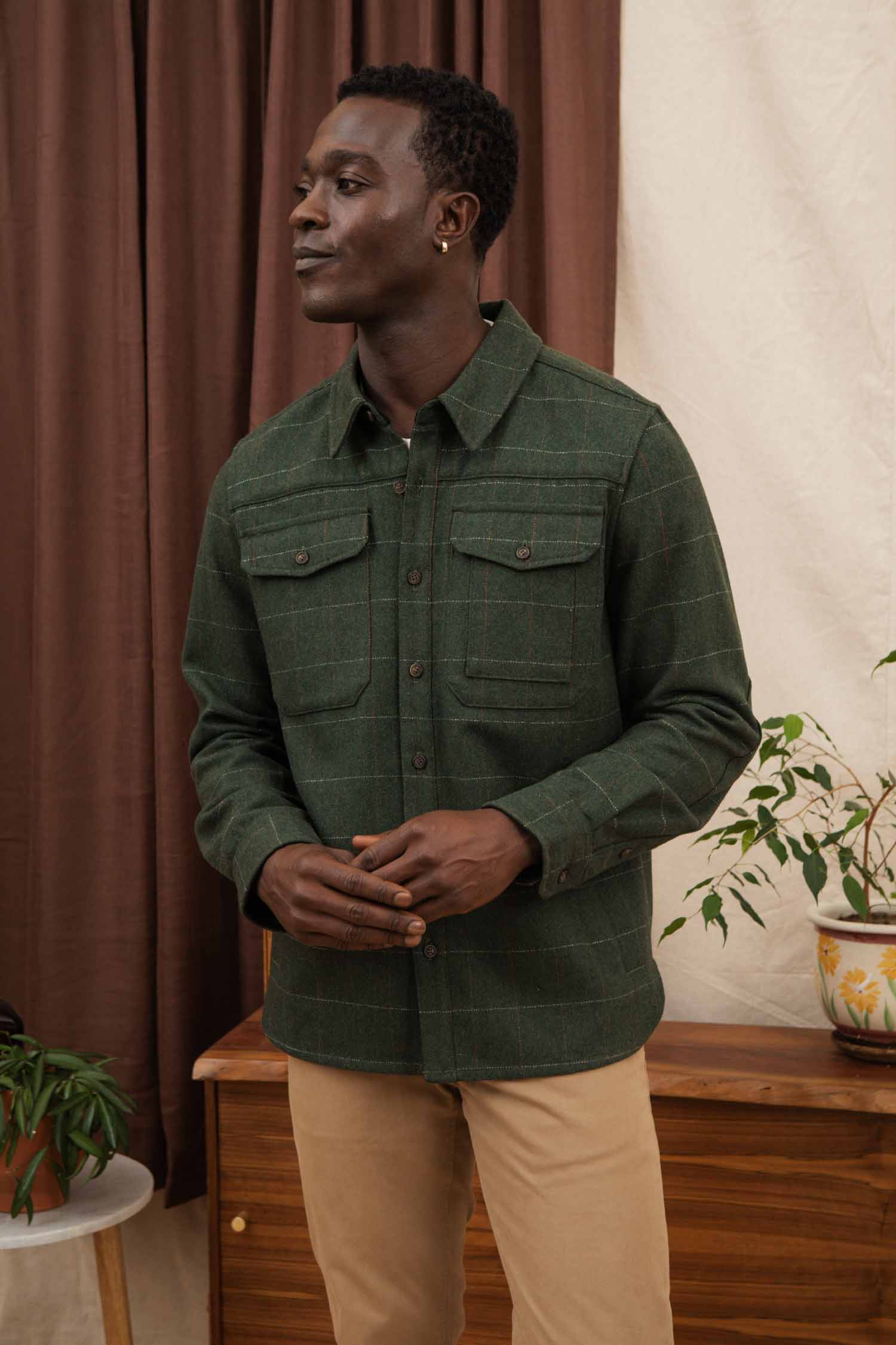Fielding Shirt Jacket / Cypress Windowpane