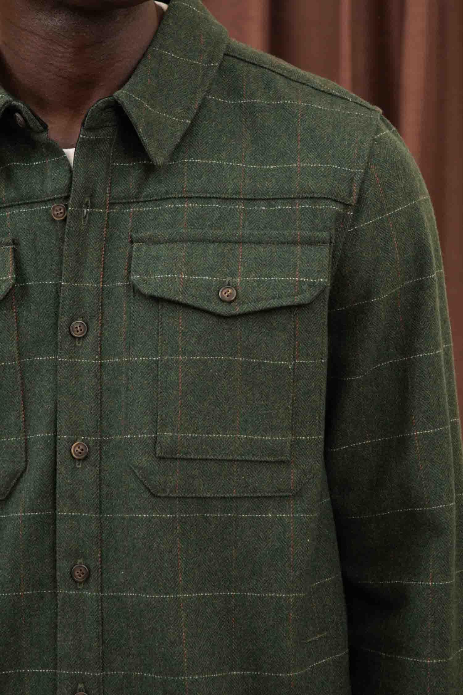 Fielding Shirt Jacket / Cypress Windowpane