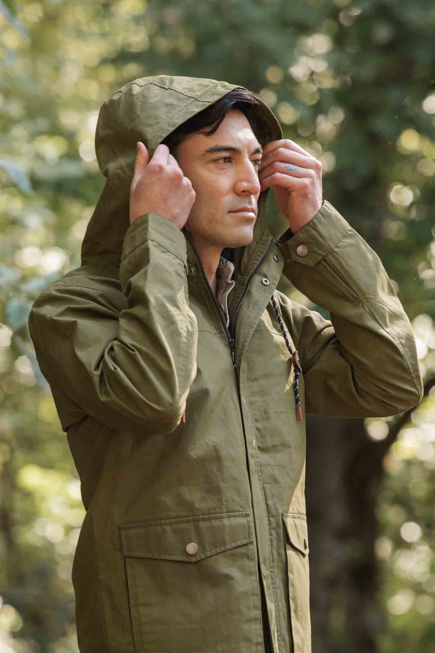 Marshall Jacket / Olive Waxed Canvas