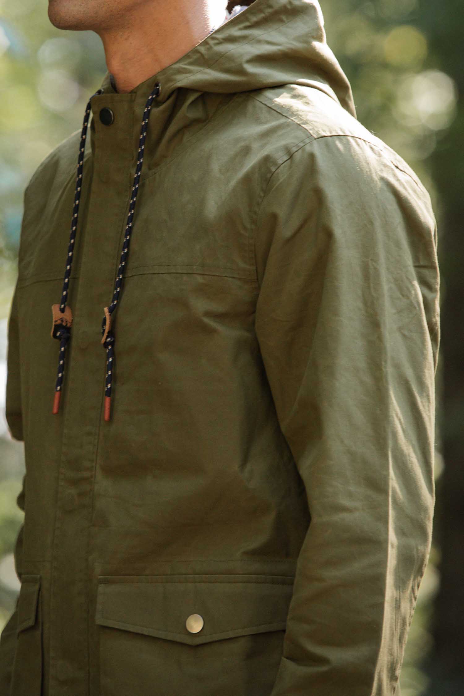 Marshall Jacket / Olive Waxed Canvas