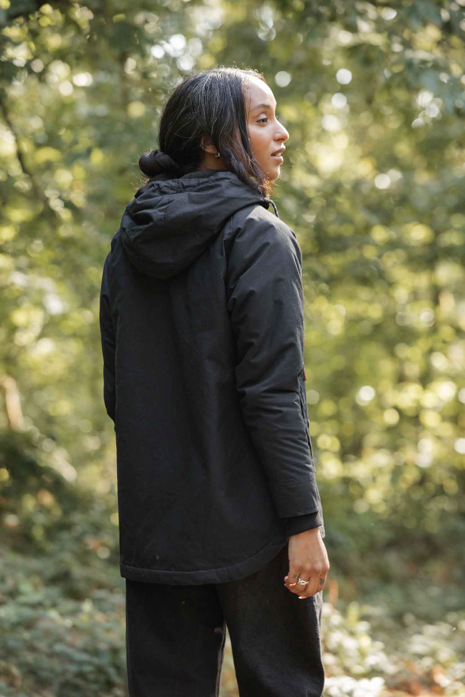 Sequoia Parka / Black Waxed Canvas