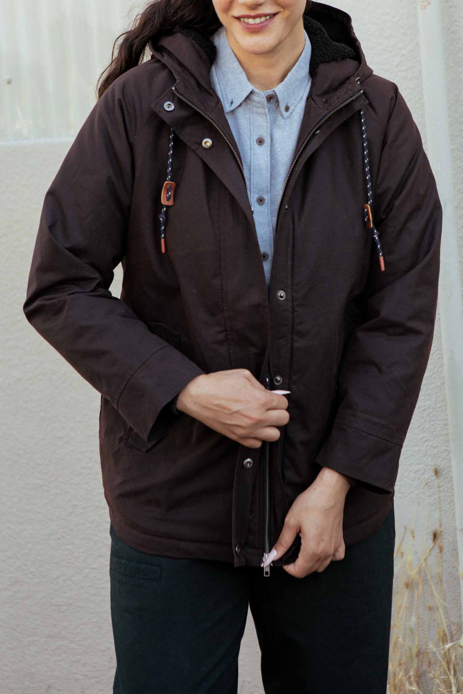Sequoia Parka / Umber Waxed Canvas